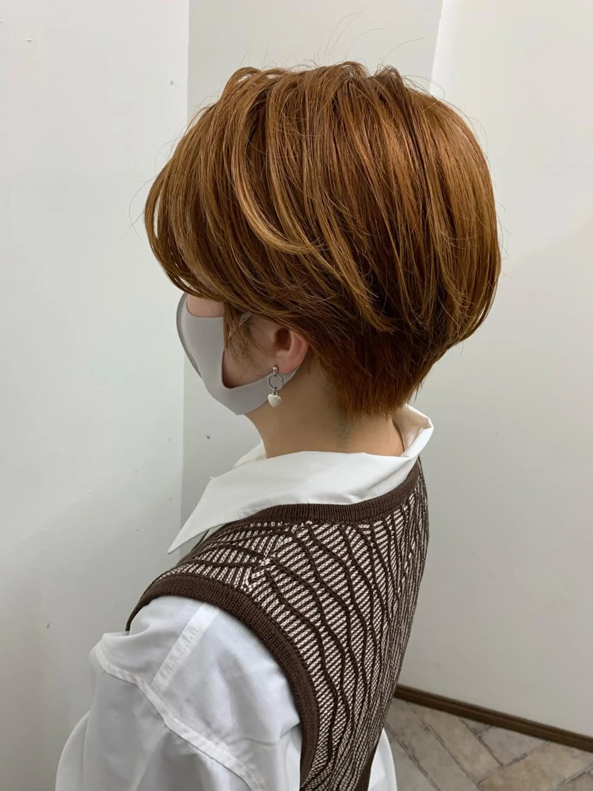 ショート 髪質改善×縮毛矯正 ×艶カラーNAOのヘアスタイル