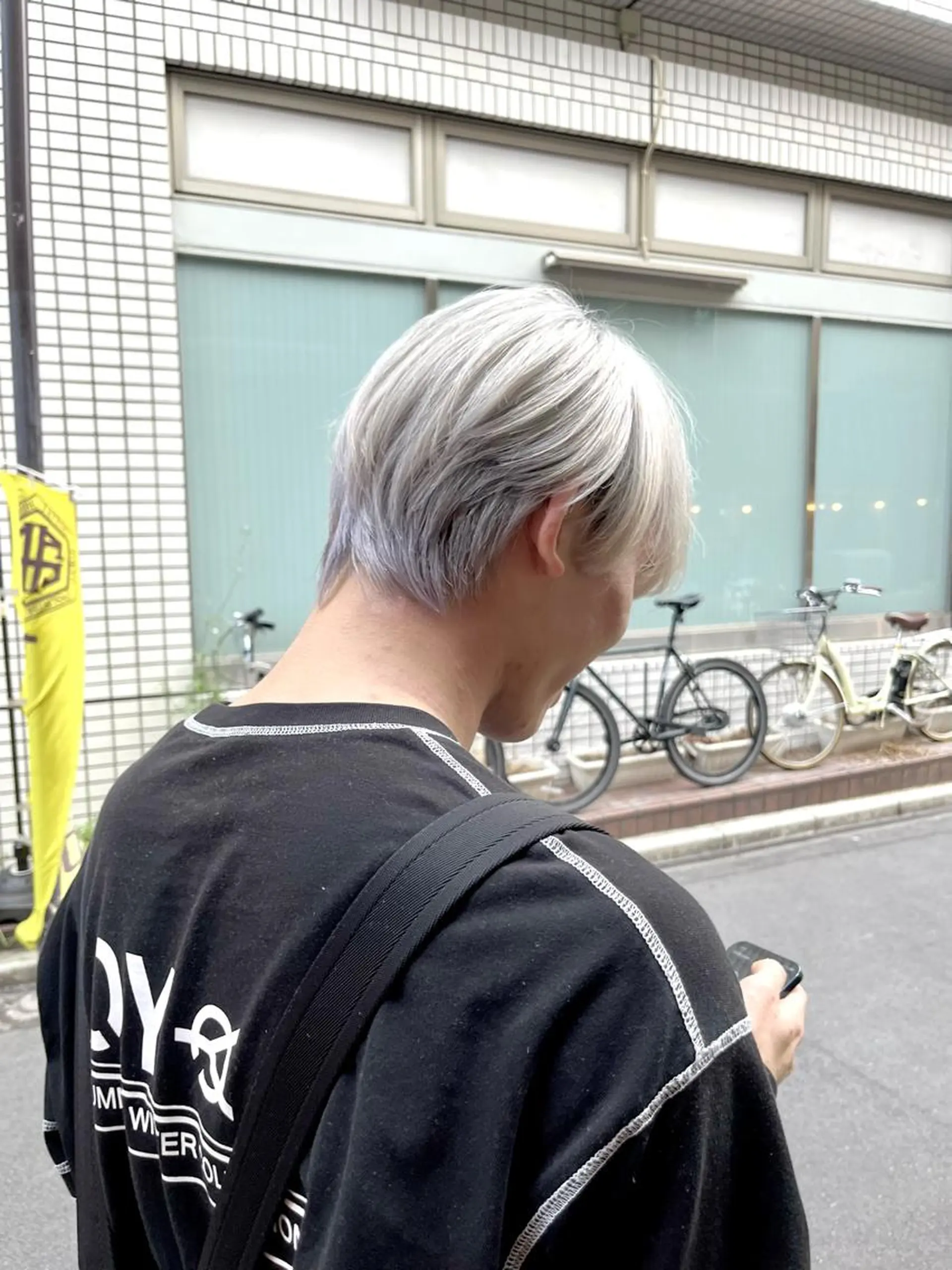 カラー メンズ メンズブリーチ ブリーチ 新宿 似合わせカラー HINAのヘアスタイル