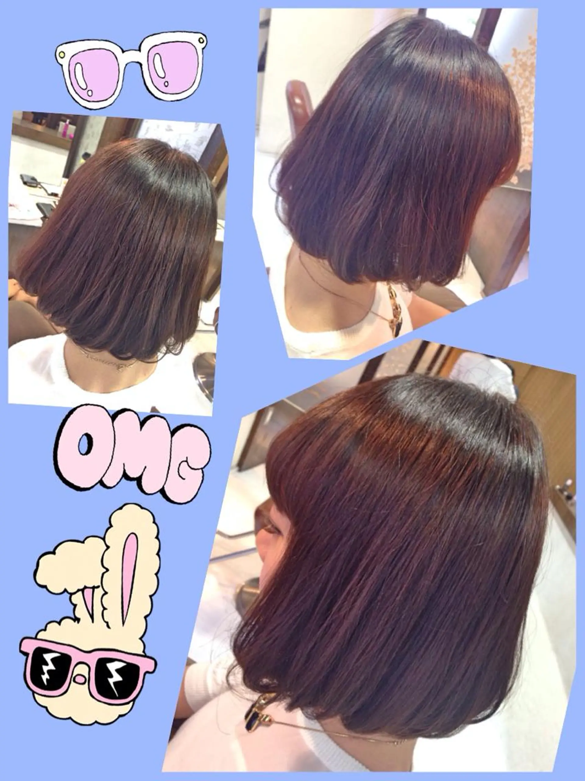 ショート ボブ 韓国ヘア得意❤︎森澤 悠佳のヘアスタイル