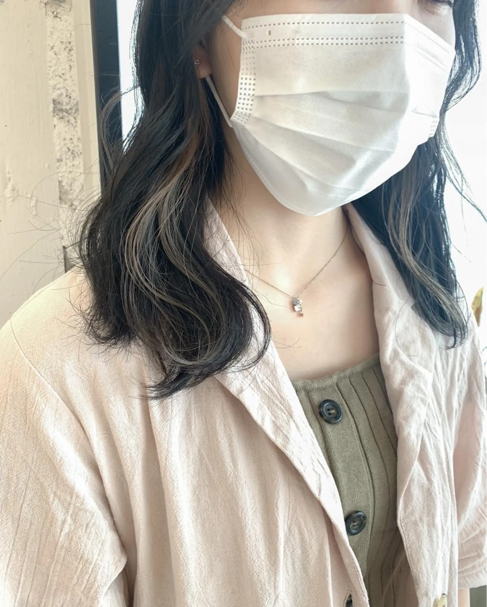 ミディアム カラー ヘアアレンジ ヘアカラー トリートメント yuka .のヘアスタイル