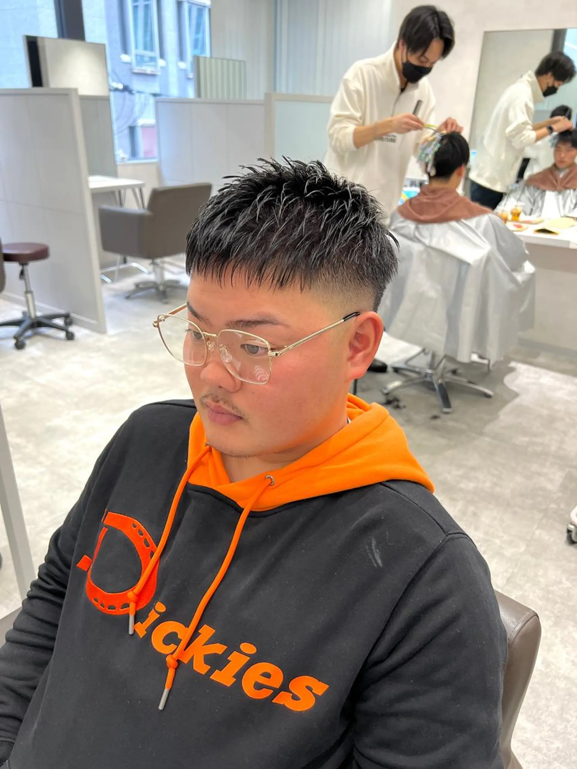 ショート 関西センターパート メンズモデル募集のヘアスタイル