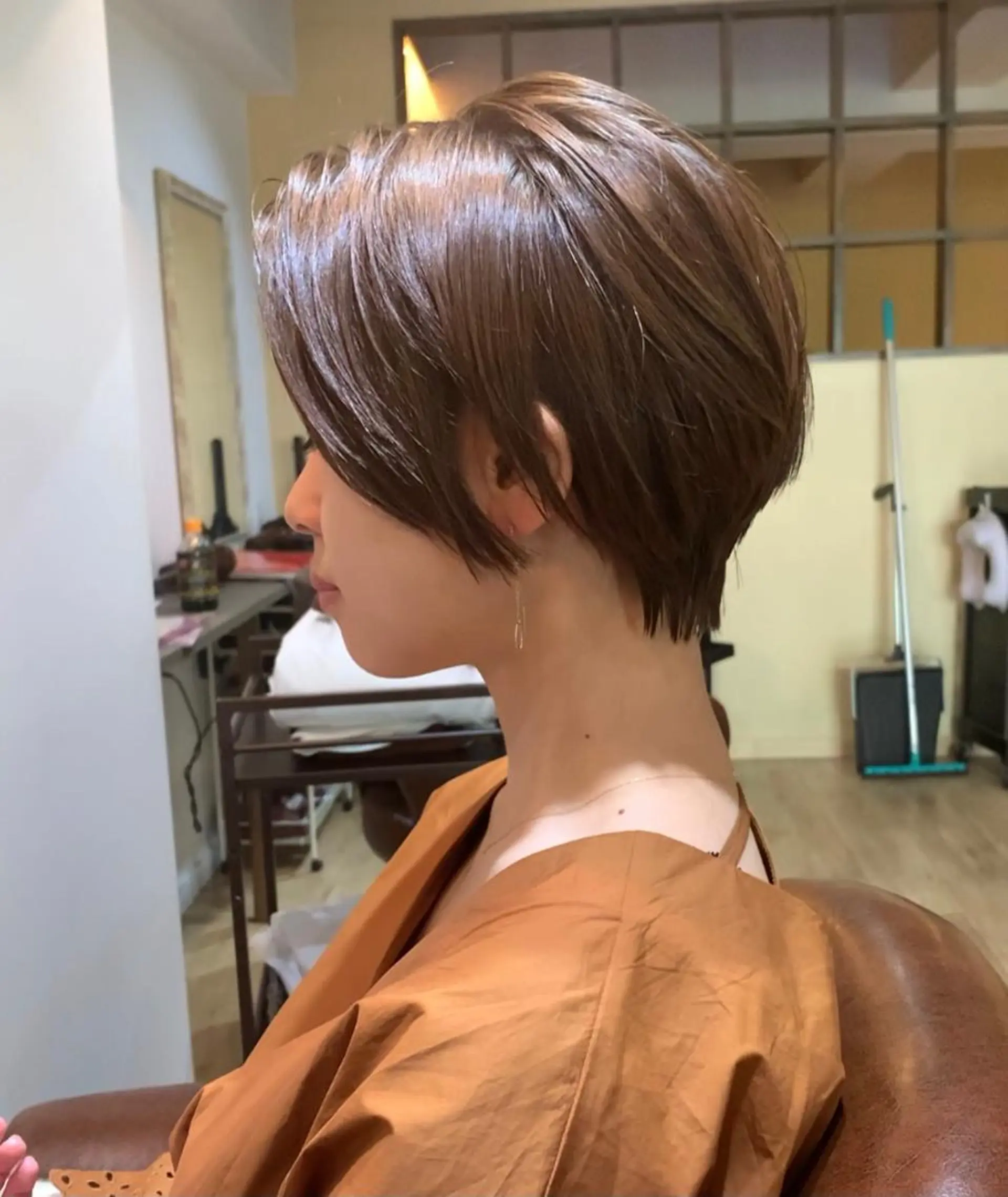 ショート ショートボブ 丸みショート ボブ ショートヘア カット トリートメント ヘッドスパ ＊くせ毛に特化＊ 【yun】のヘアスタイル