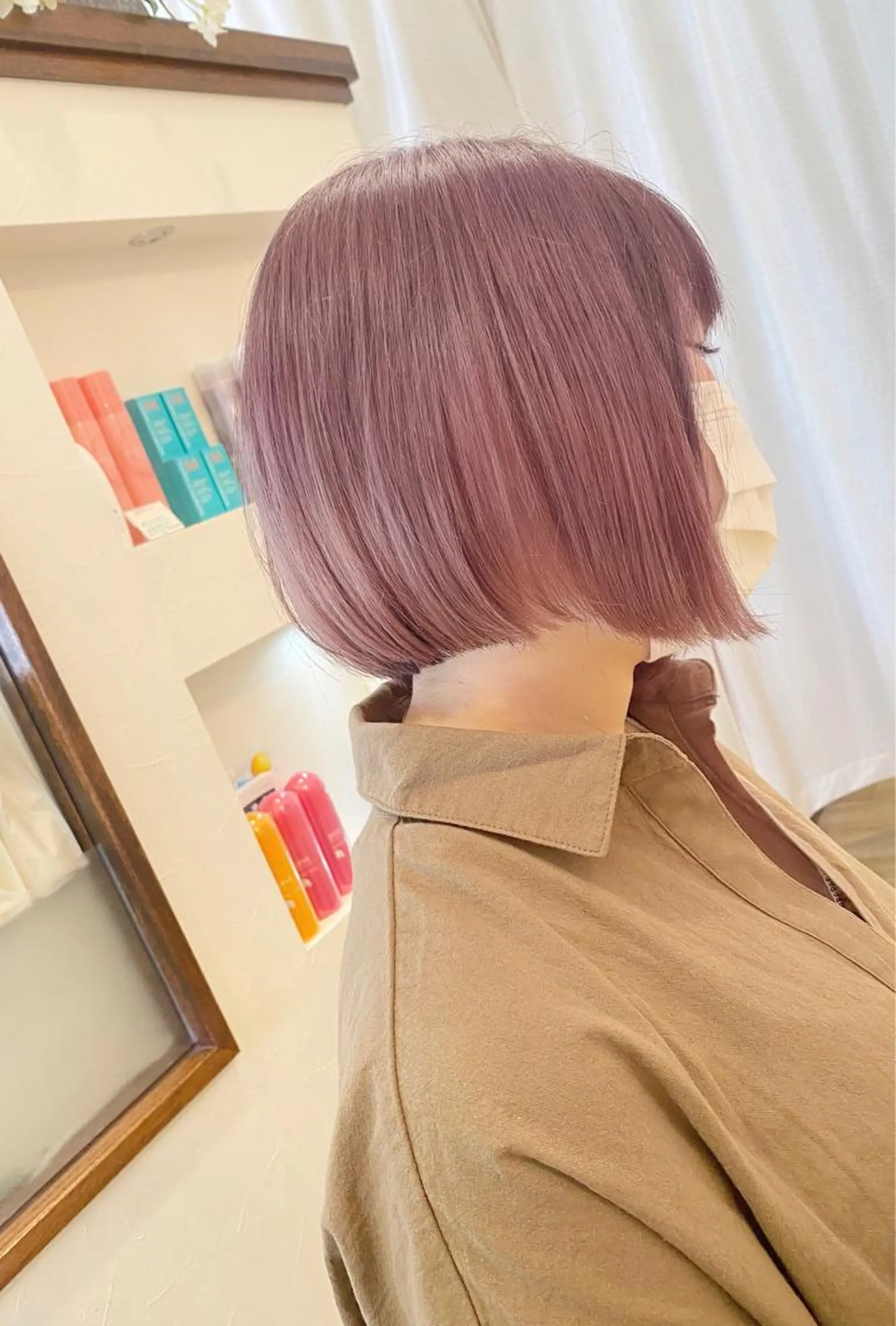 ショート カラー イルミナカラー カット ヘアカラー grand juteのヘアスタイル