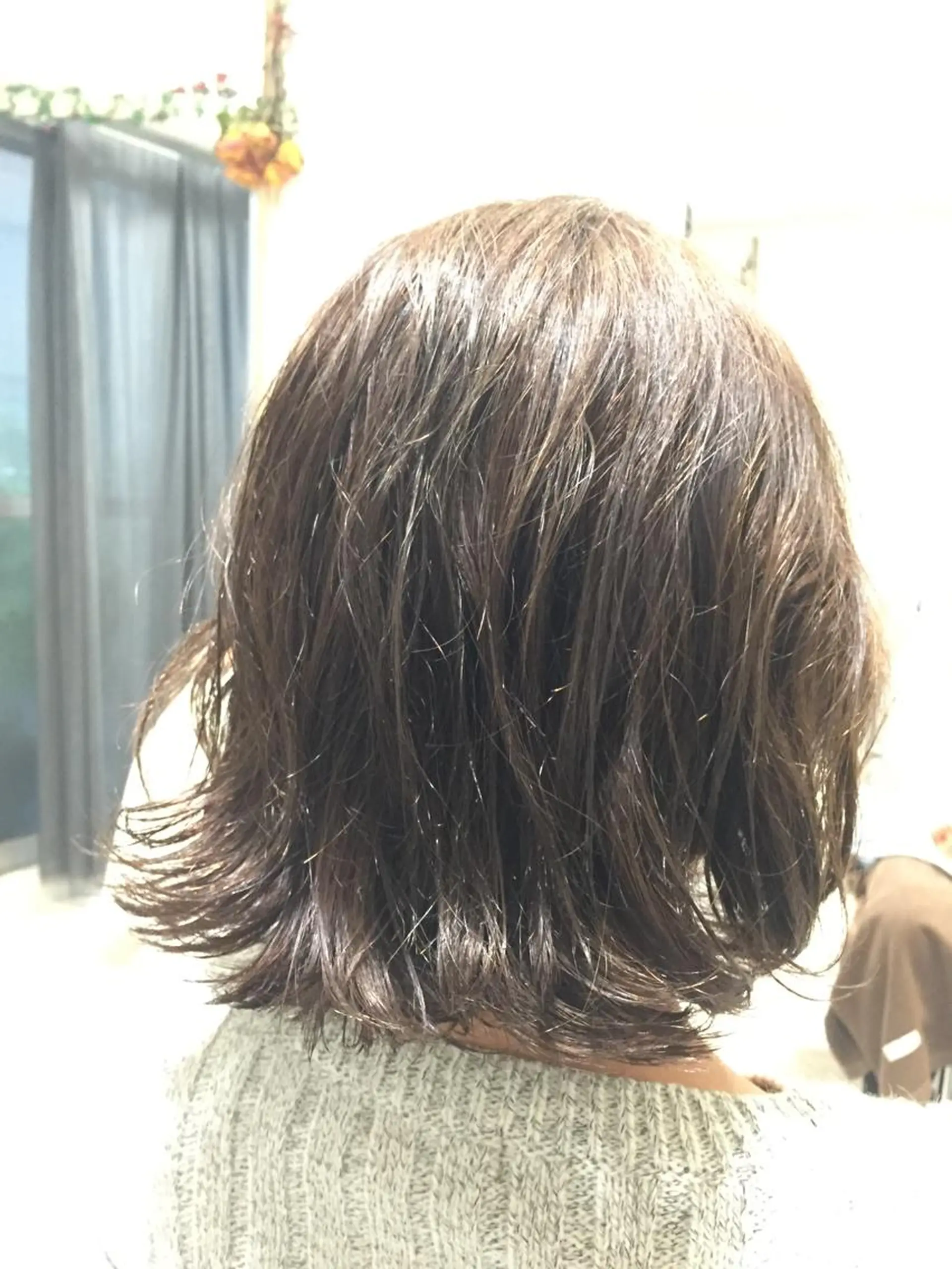 ミディアム カラー 桐谷 一史のヘアスタイル