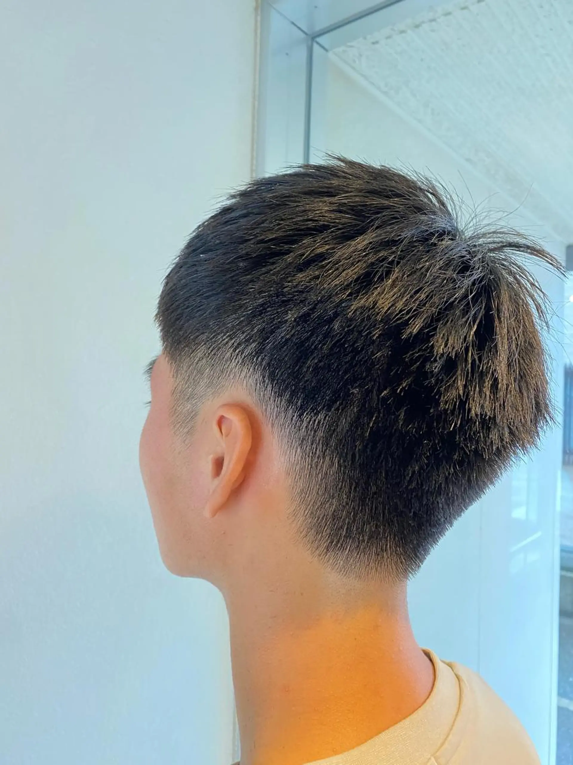 ショート メンズ 多河 遥のヘアスタイル