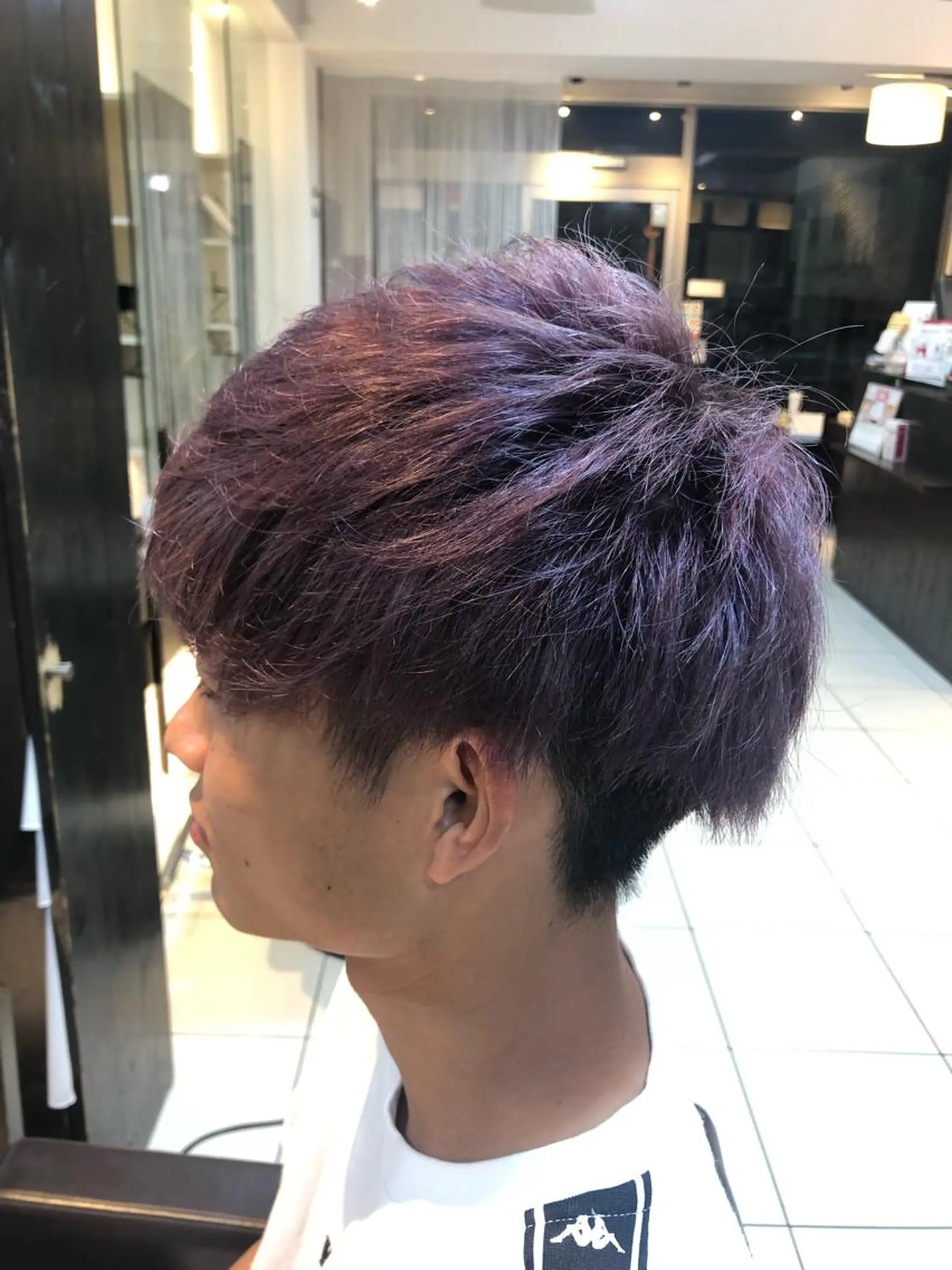 ショート カラー メンズ カット ヘアカラー カ レラのヘアスタイル