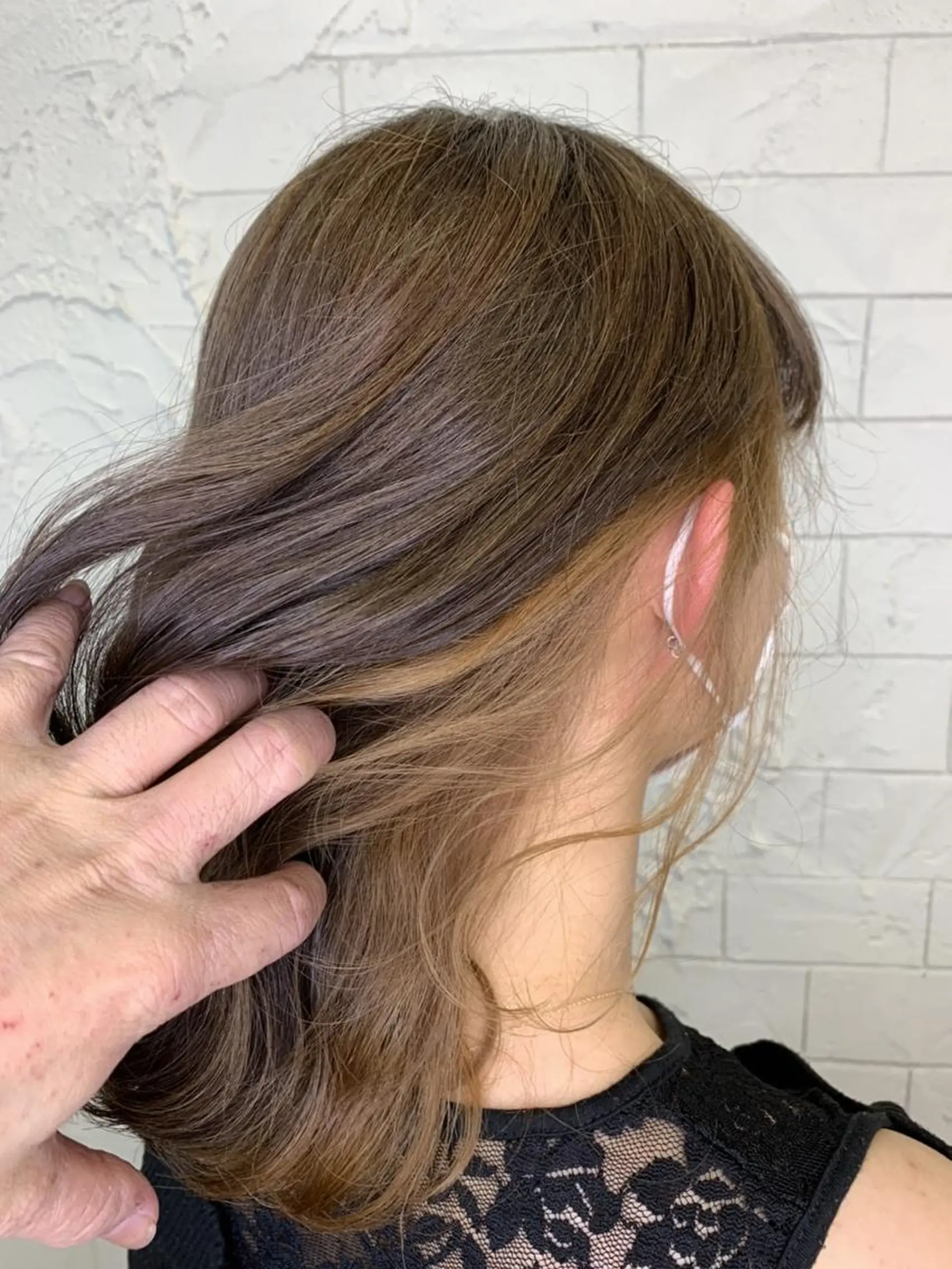 ミディアム ヘアカラー archange アルカンジュのヘアスタイル