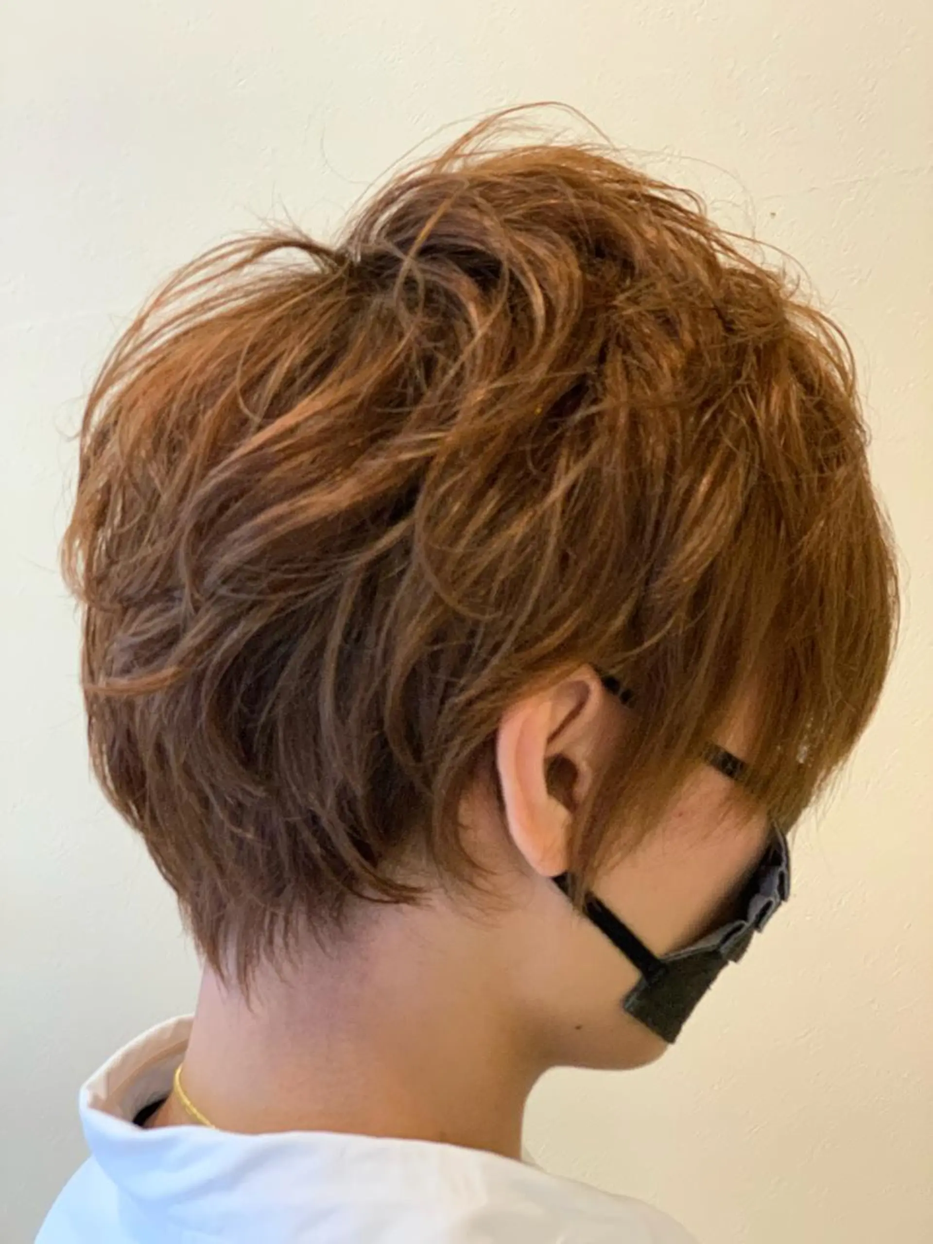 ミディアム 山中 亮司のヘアスタイル