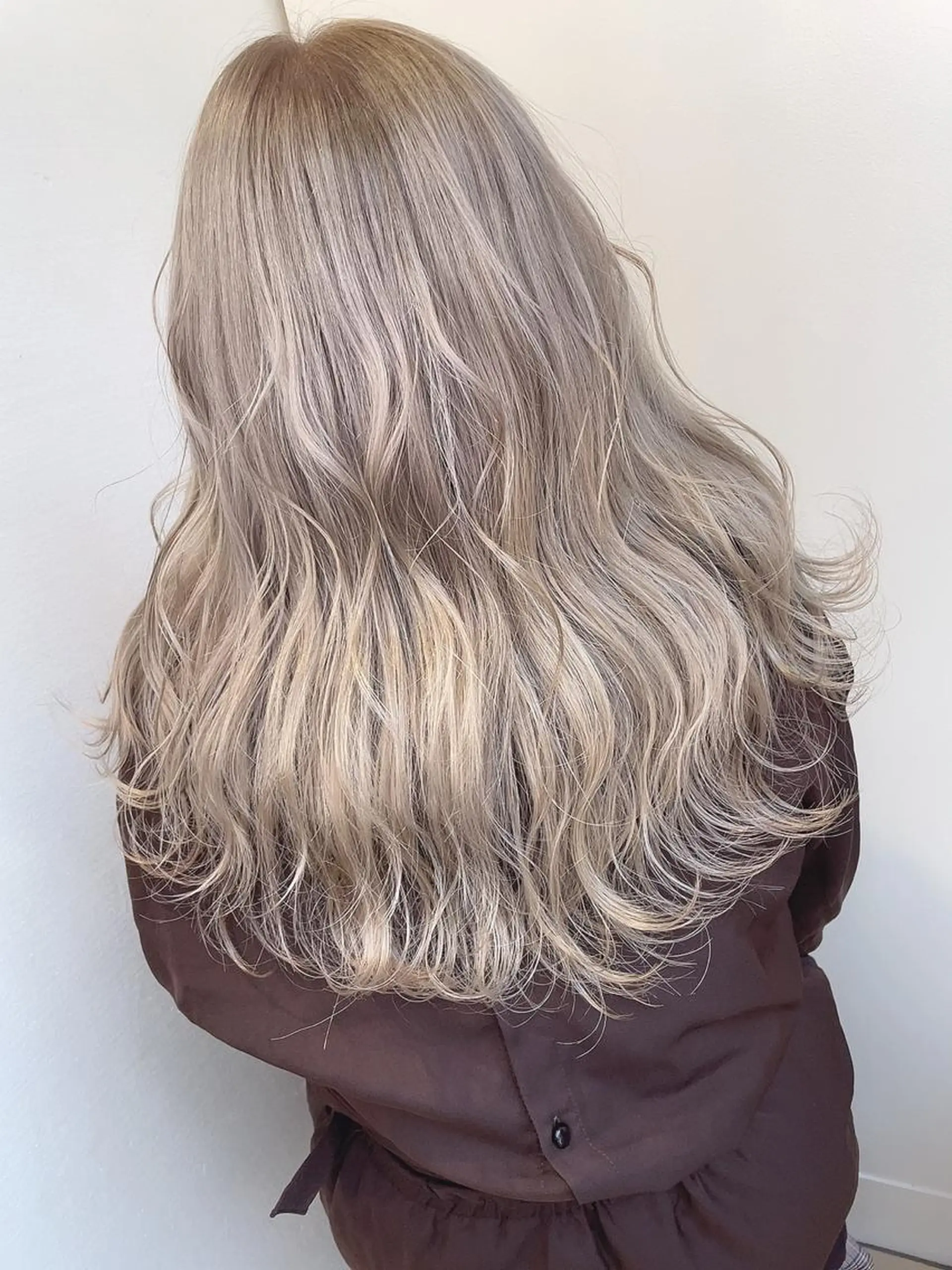 セミロング カラー ヘアカラー トリートメント レイヤー/ハッシュ 渋谷/サッタのヘアスタイル