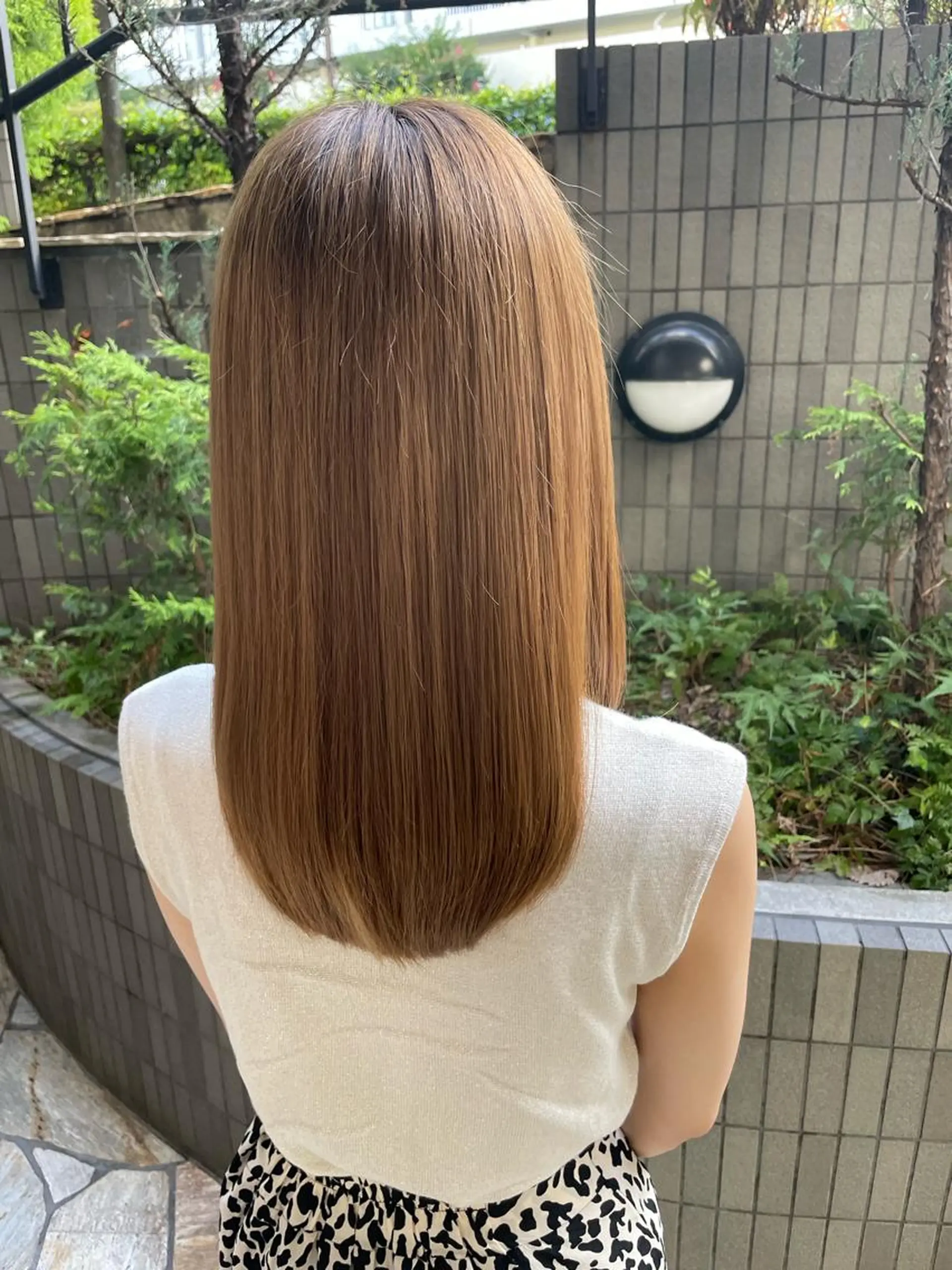 セミロング 髪質改善イノアカラー 富澤ショウタのヘアスタイル