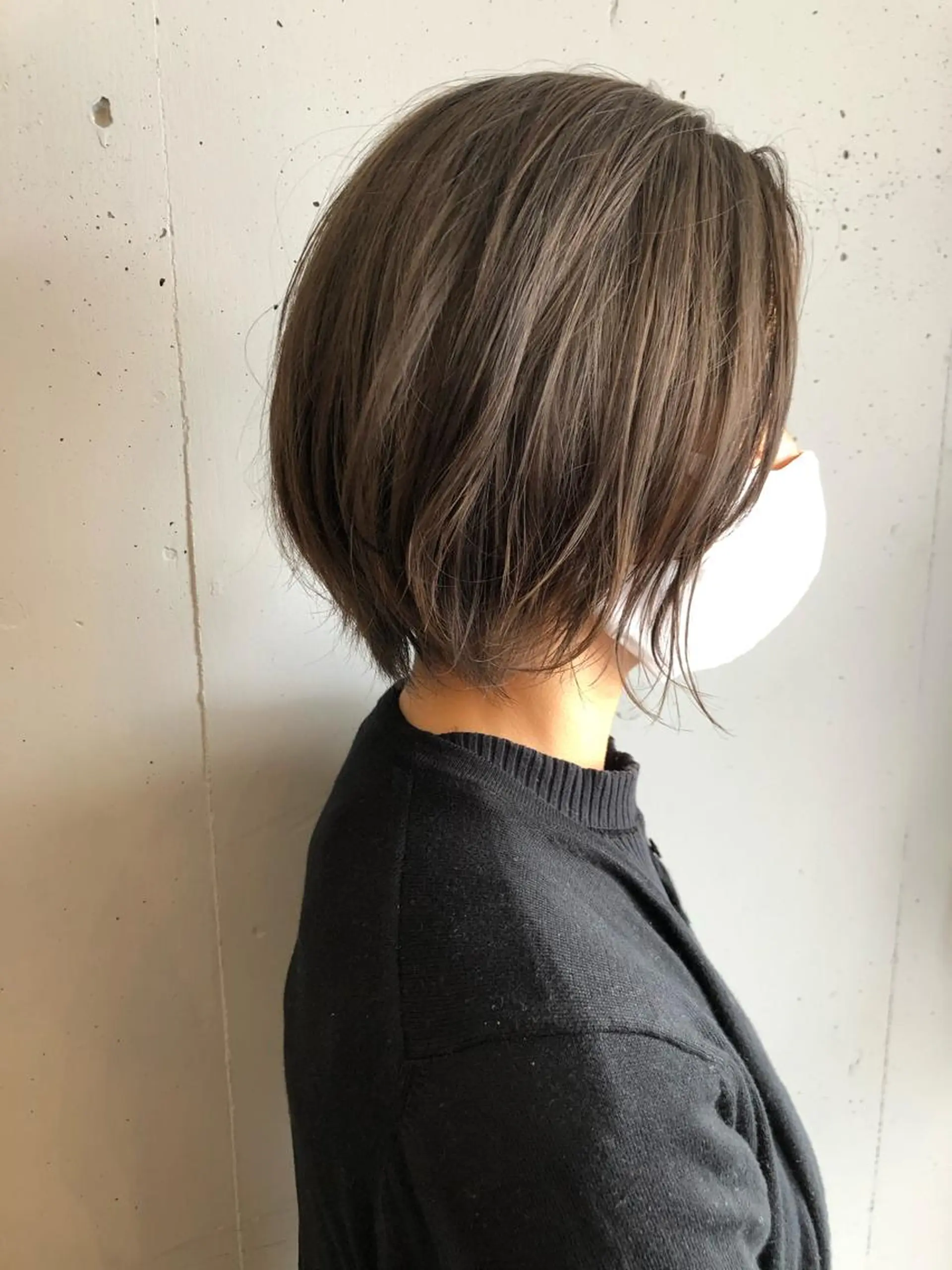 ショート カラー 東 みのりのヘアスタイル
