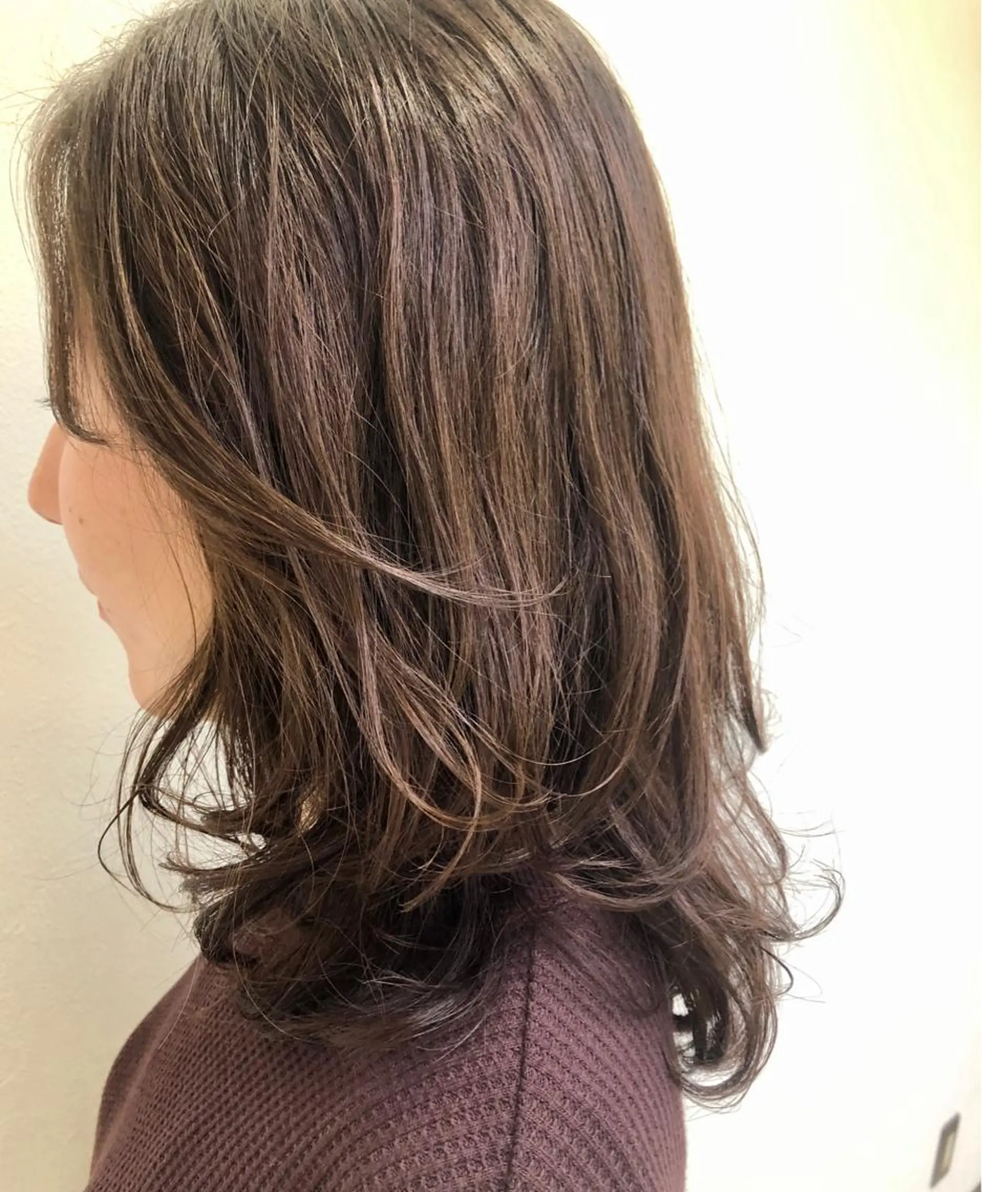 セミロング ヘアアレンジ レイヤーカット ウルフカット ショート･ウルフ✂︎ 安住有咲子のヘアスタイル