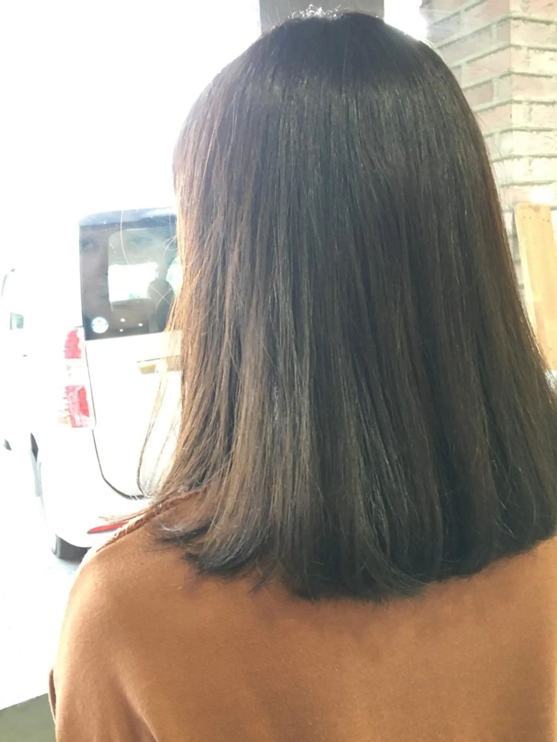 ミディアム カラー アッシュ mu ku.のヘアスタイル