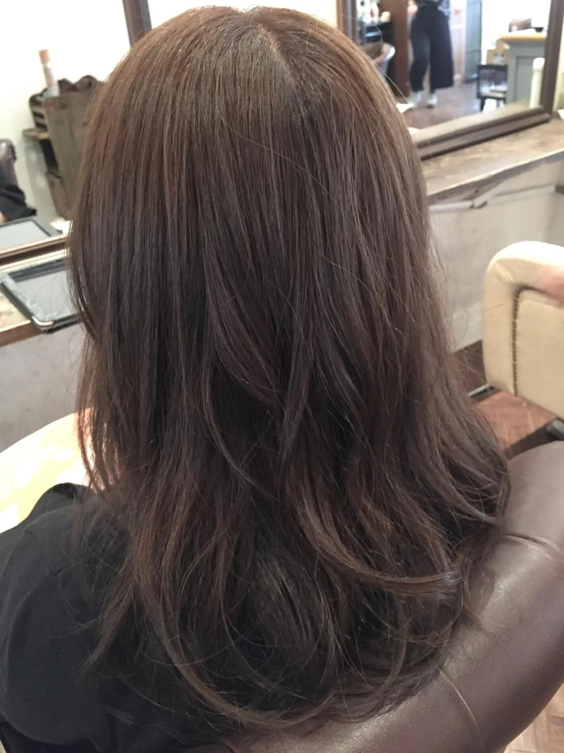 ロング カラー いしだ みさきのヘアスタイル