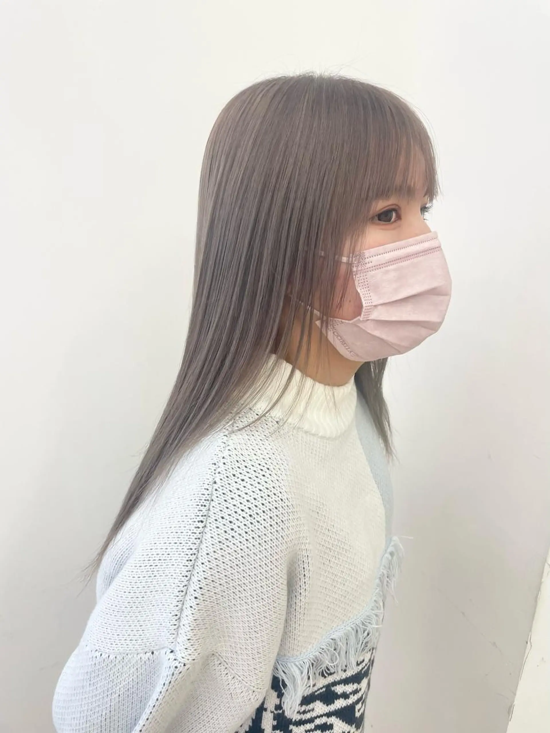 ロング カラー カット ヘアカラー トリートメント 野町好花 レイヤー/髪質改善のヘアスタイル