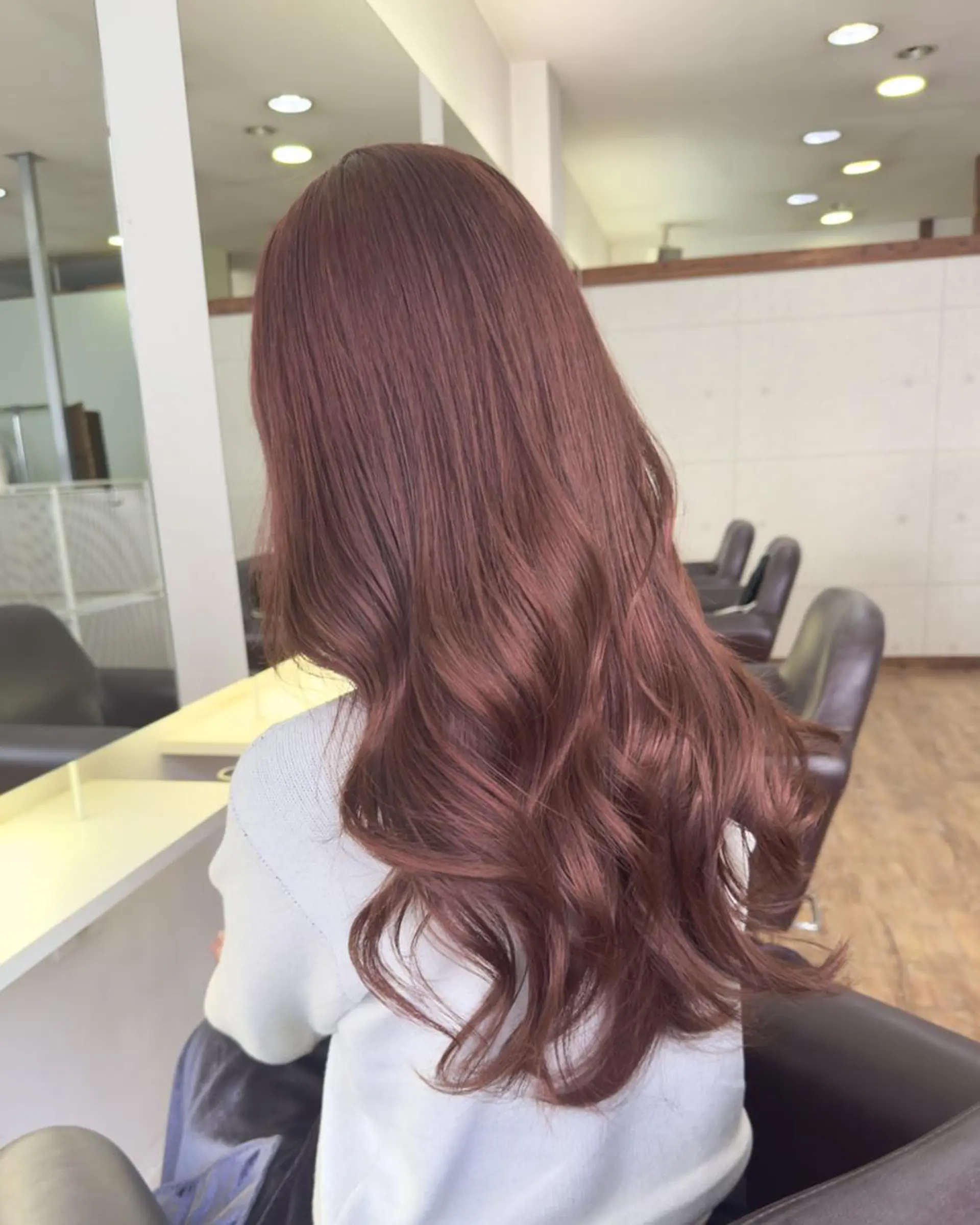 セミロング カット ヘアカラー トリートメント Hip's eyes meiのヘアスタイル