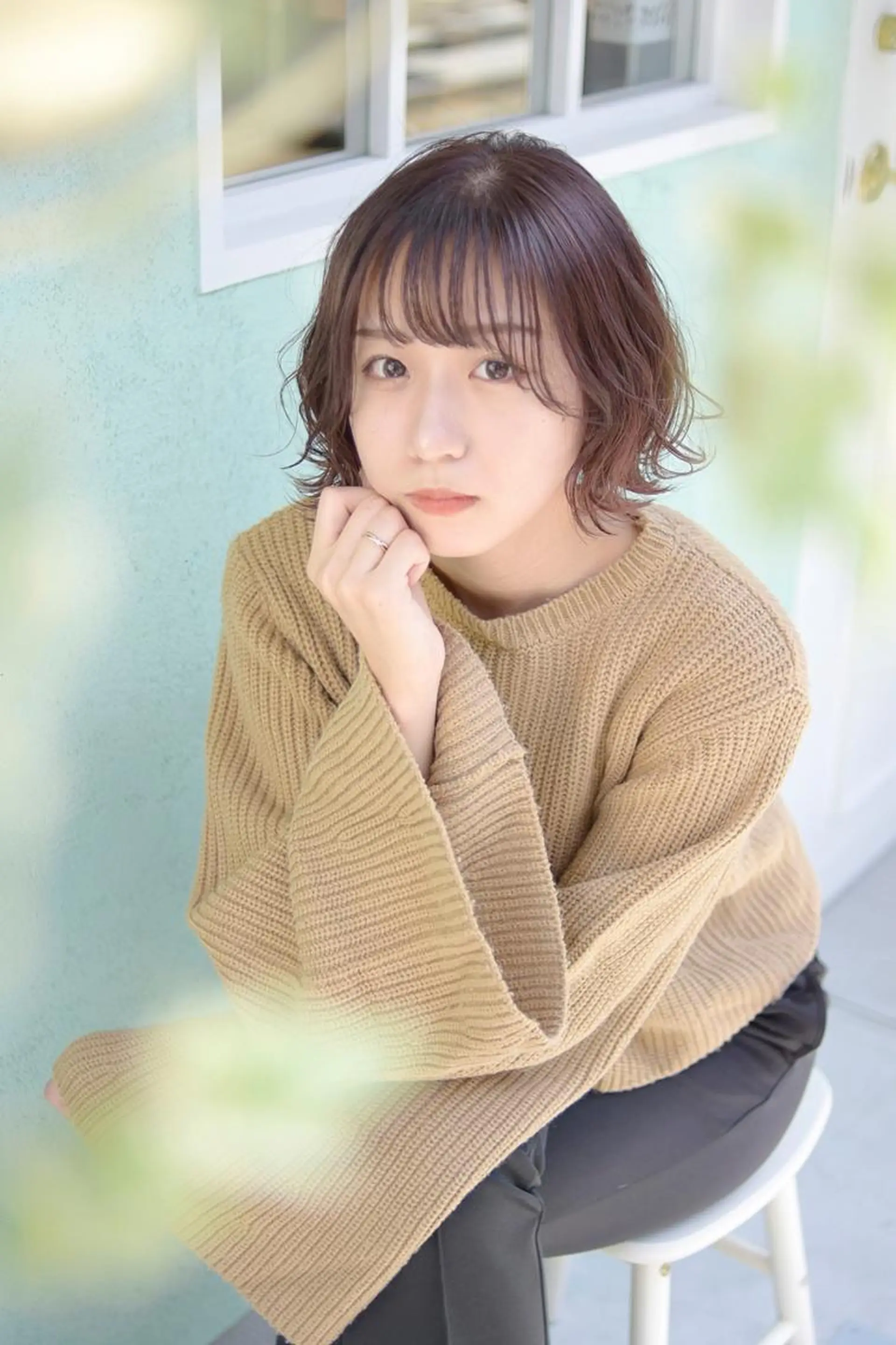 ミディアム カラー カット ヘッドスパ ba_boo 福岡店のヘアスタイル