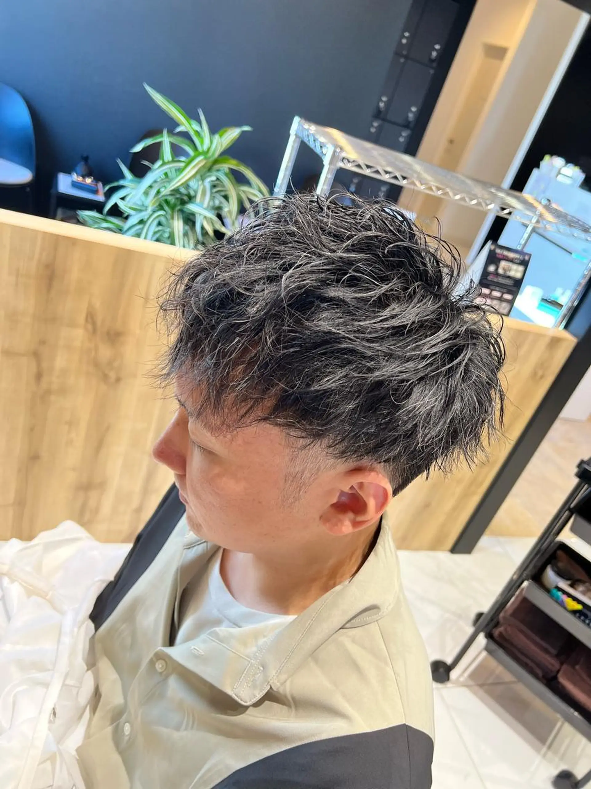 パーマ メンズ ルクール喜多町店 コムロのヘアスタイル