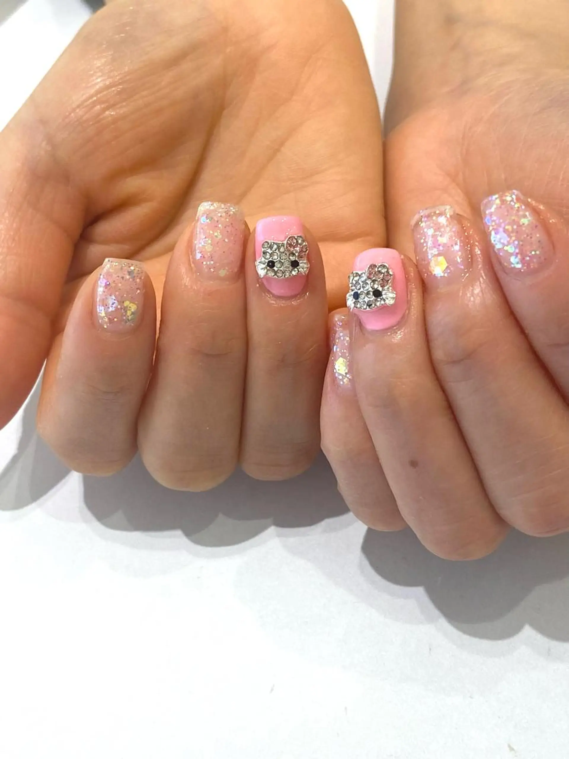 ネイル ラメ(グリッター) ハンドネイル Ann nailのネイルデザイン