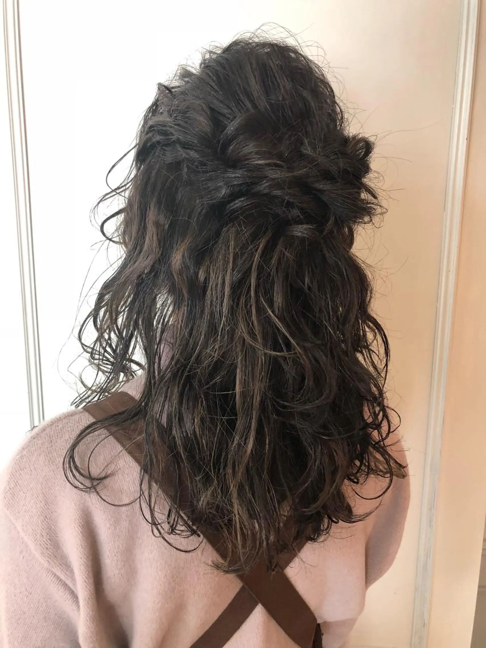 セミロング ヘアアレンジ レイヤーカット✂️ 横浜No1♡下鳥翔子のヘアスタイル