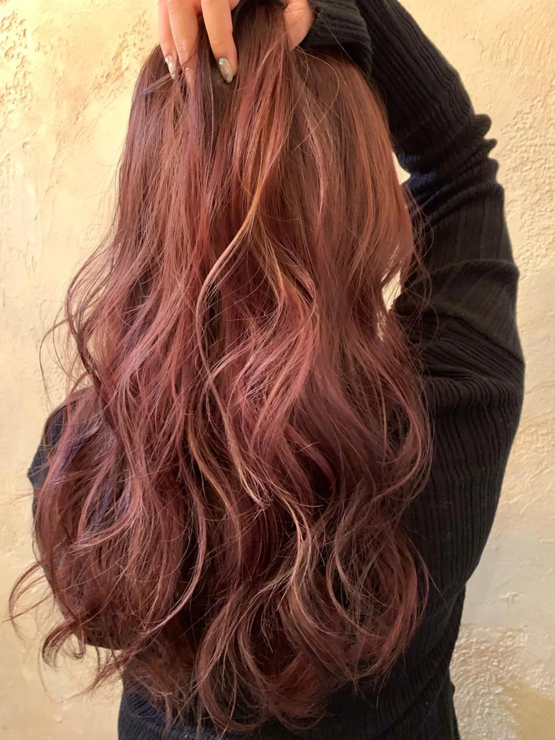 カラー ハイライトカラー ピンクカラー ヘアカラー 水戸/ブリーチカラー ♠️♠️會澤遼真のヘアスタイル