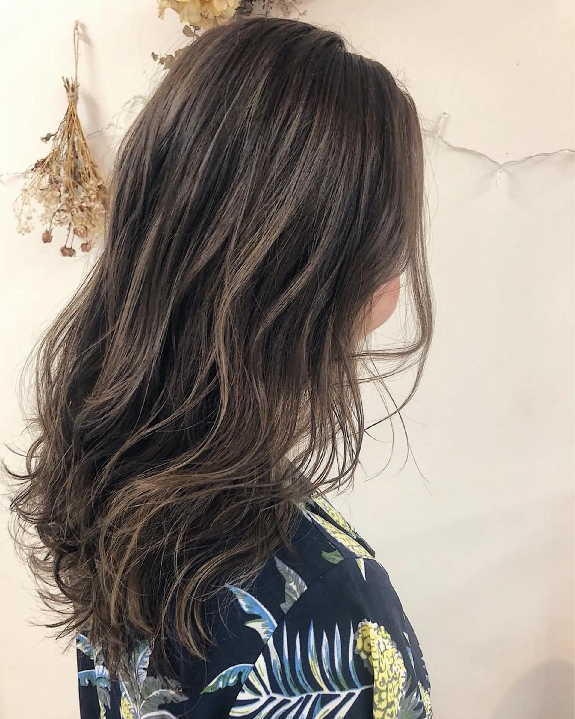 ロング カラー タナカ タクヤのヘアスタイル