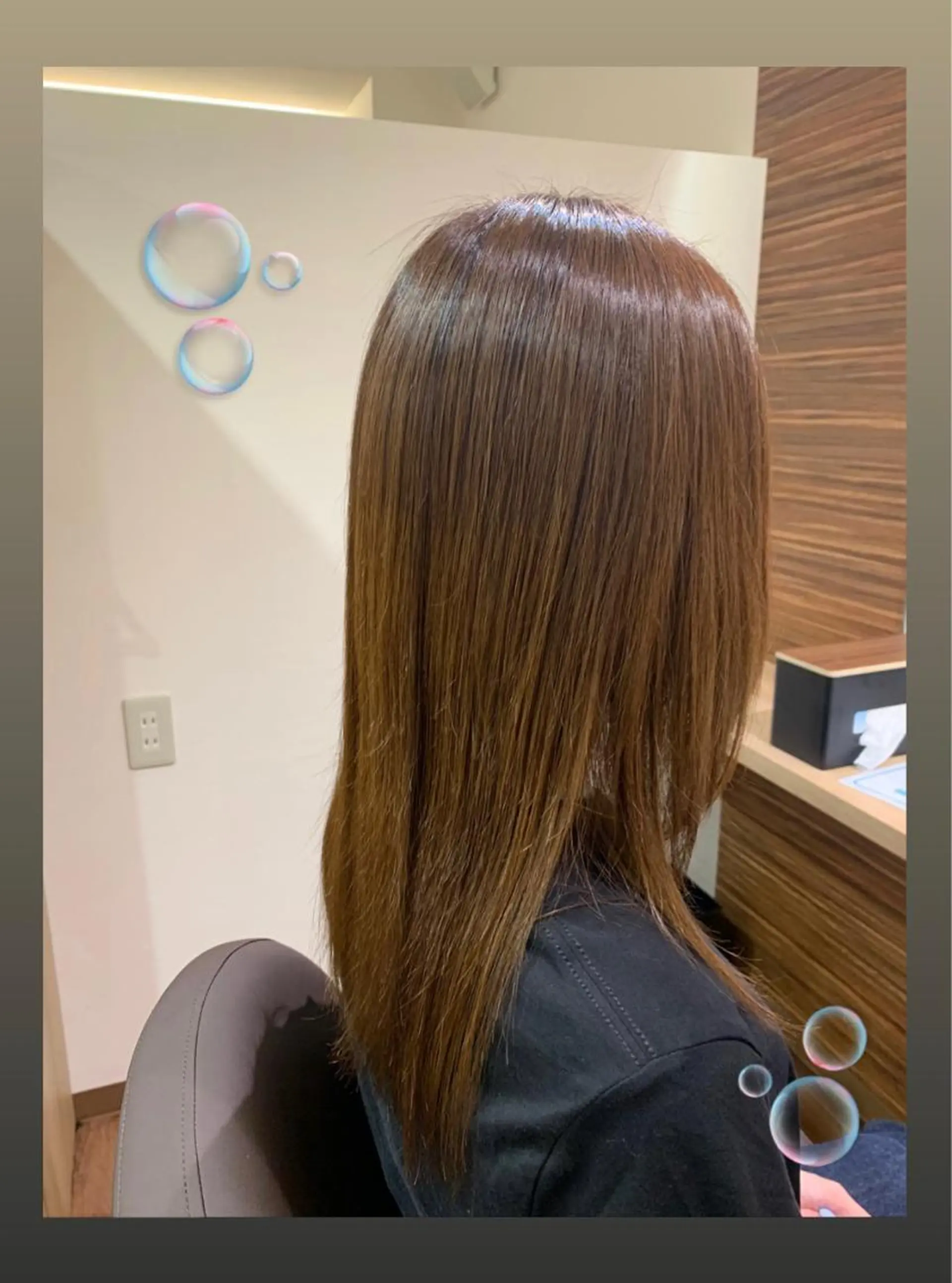 セミロング 飯塚 優希のヘアスタイル