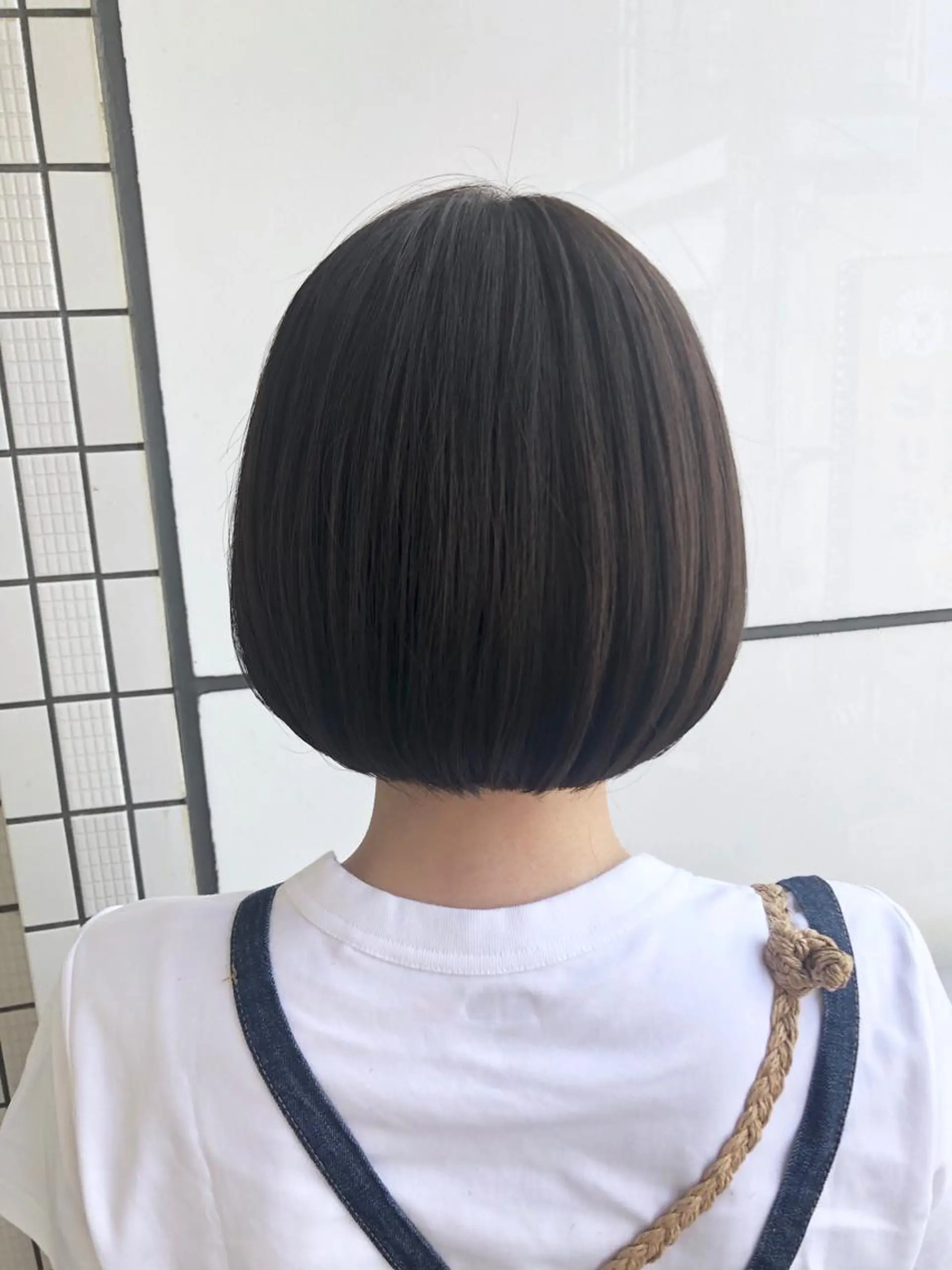 ショート カラー ベージュカラー🧸 伊藤なつみのヘアスタイル