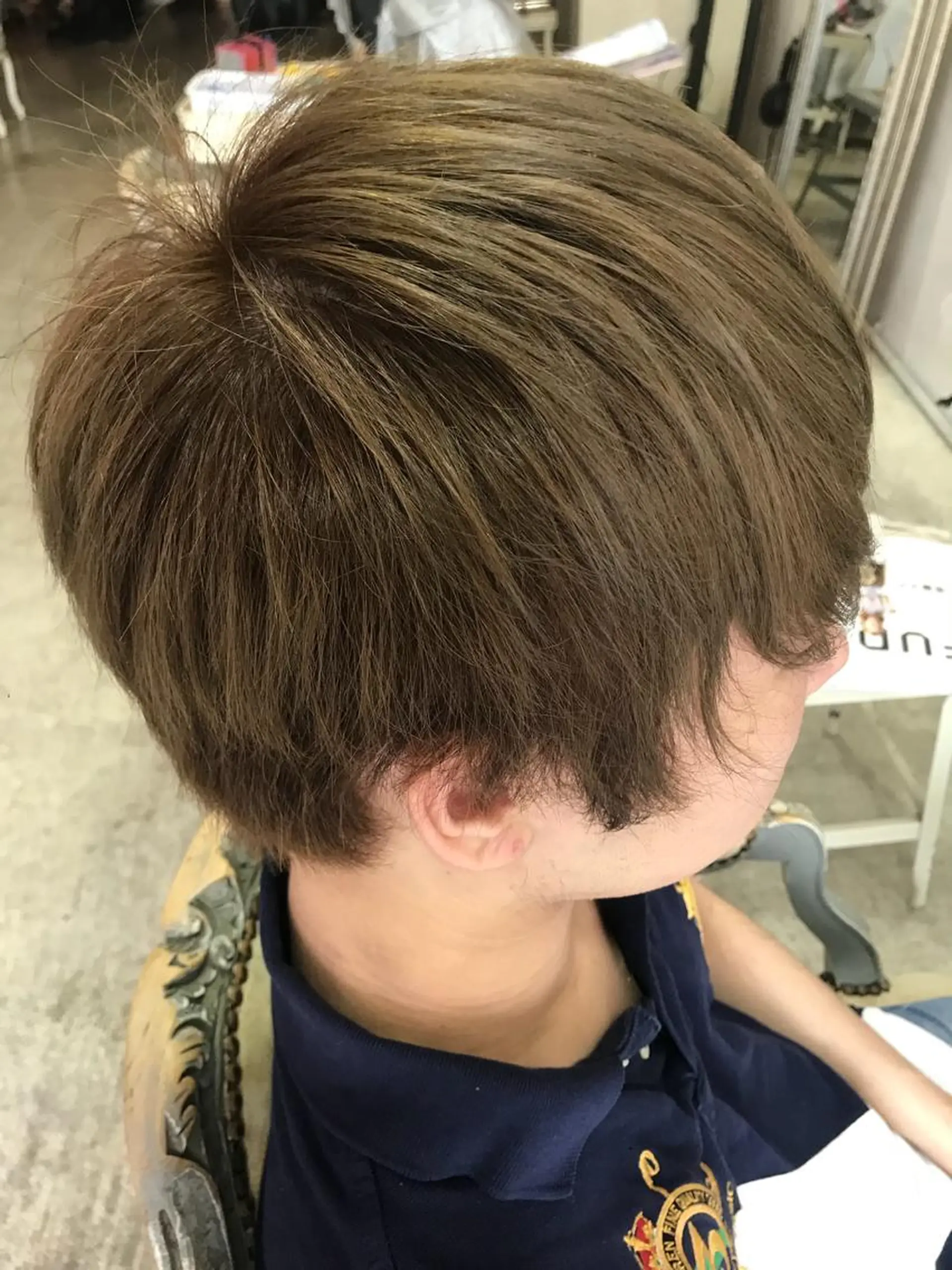 ショート カラー ヘアアレンジ メンズ 山崎 澪 レイヤーカット/大宮のヘアスタイル