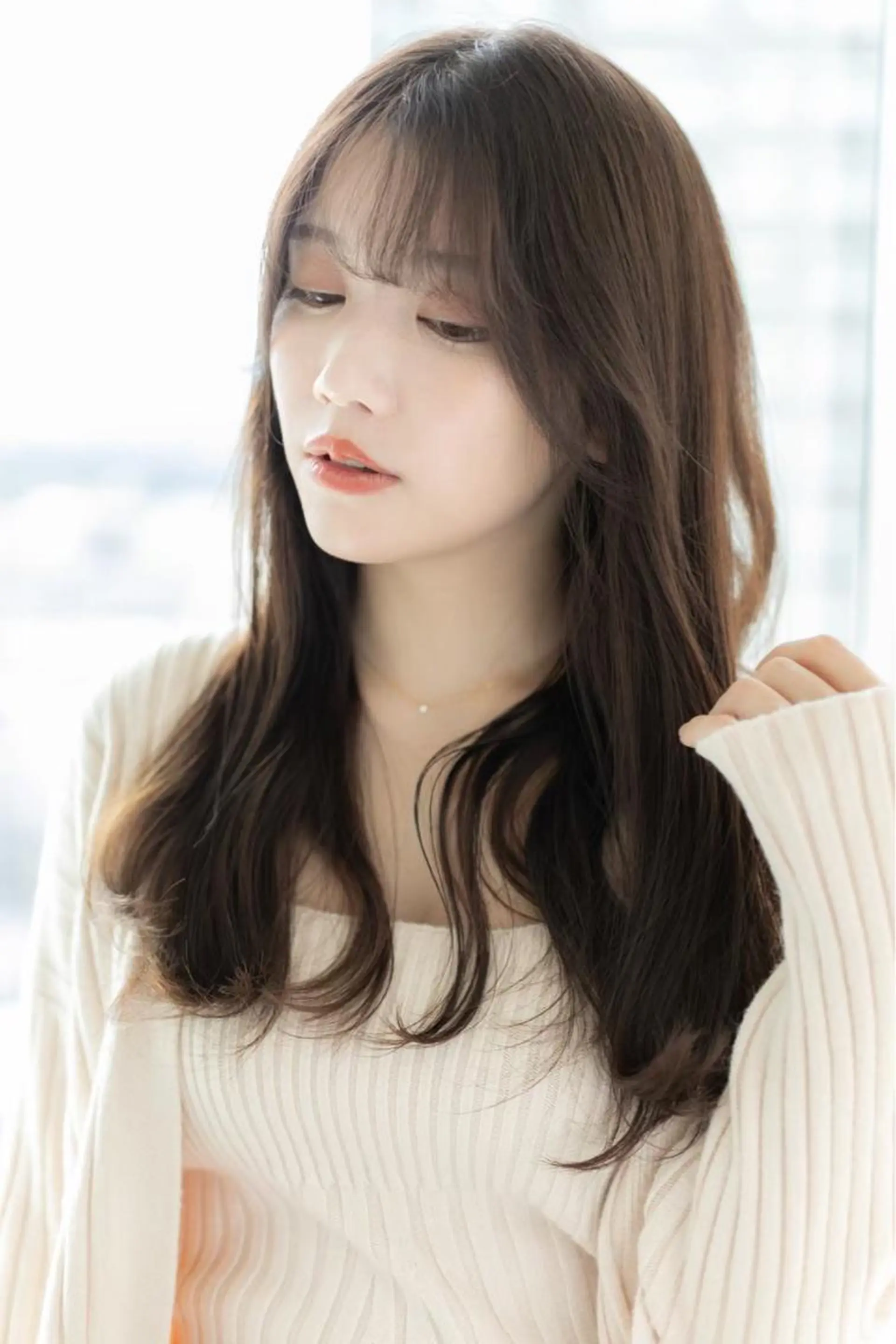 ロング カラー ヘアカラー うる艶カラー 🌼aokiのヘアスタイル