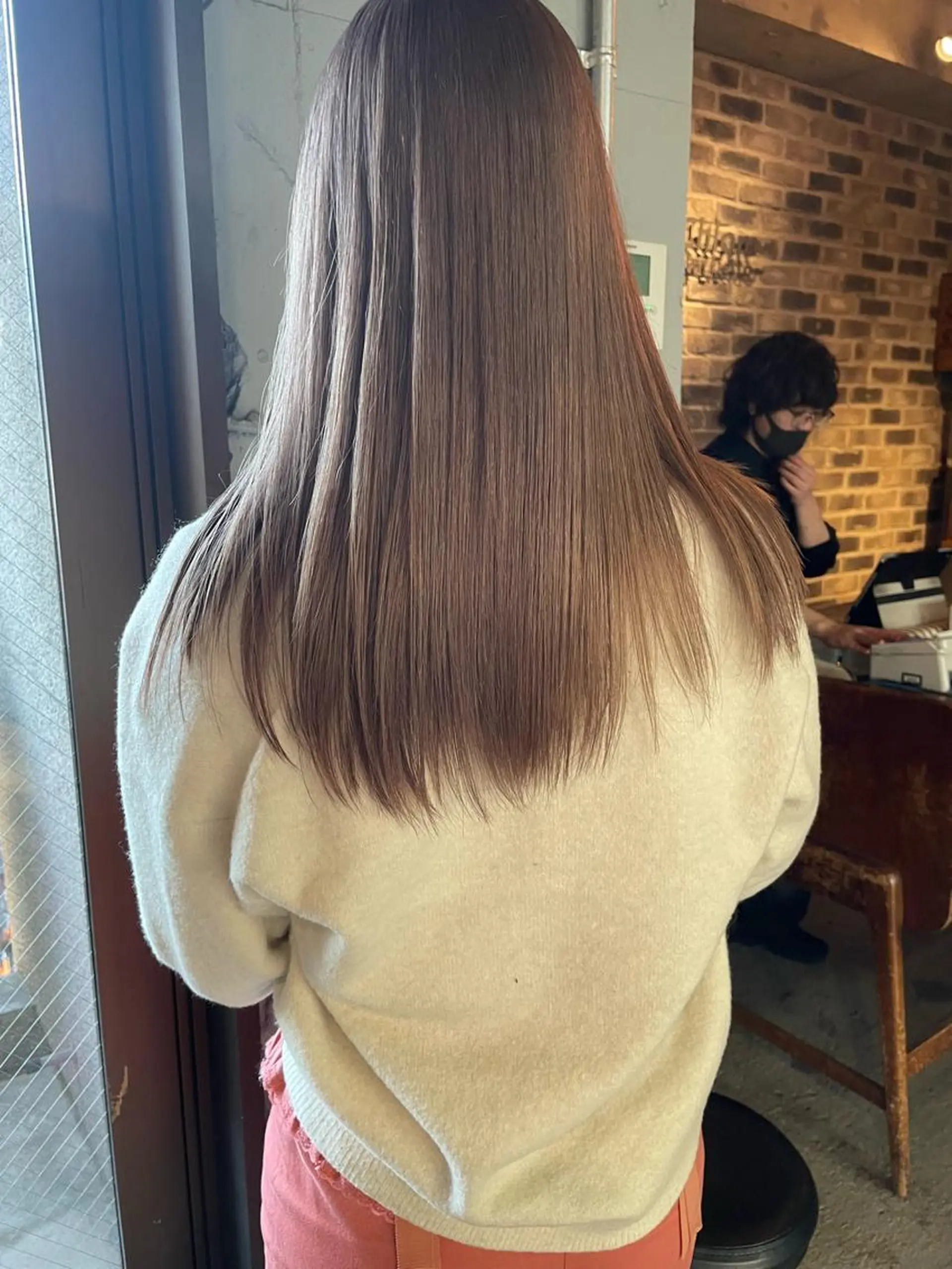 ロング ハイライト 髪質改善 縮毛矯正 トリートメント ヘアカラー トリートメント 🌼褒められヘア🌼 kaoのヘアスタイル