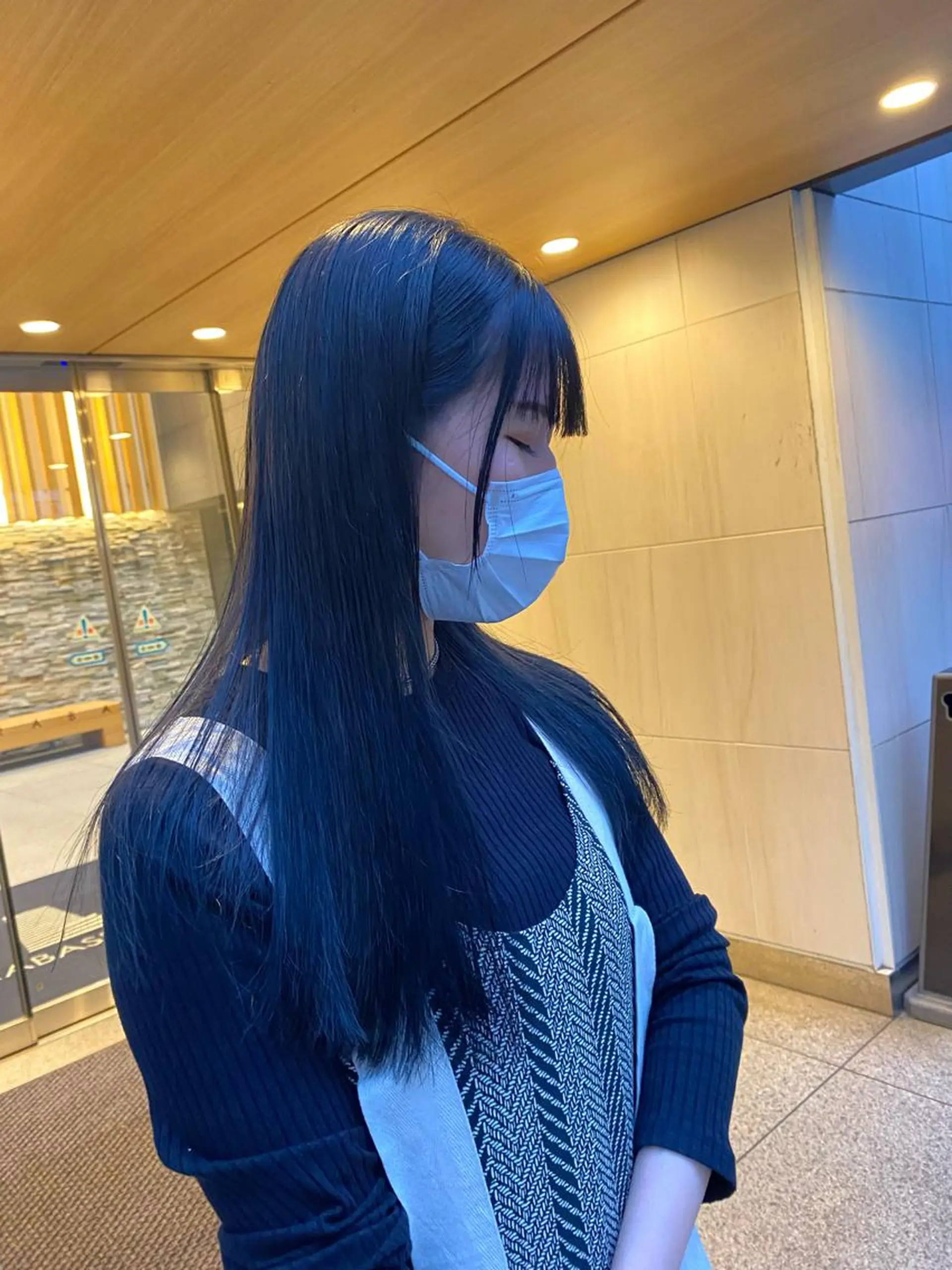 ロング デザインカラー/ボブ ブリーチカラー/ユリのヘアスタイル