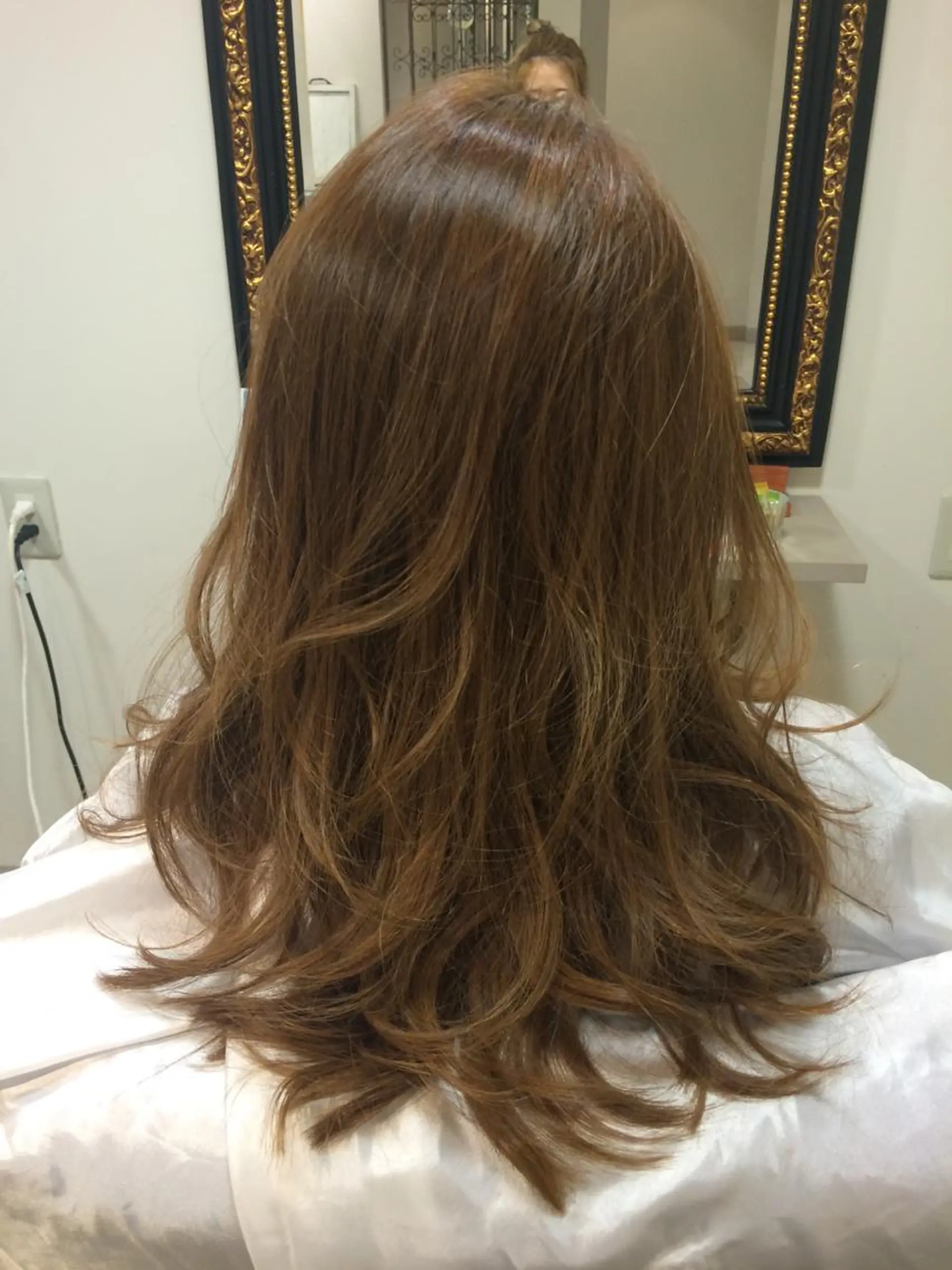 ミディアム セミロング カラー ヘアアレンジ 韓国♡ハイライト ♡YURIのヘアスタイル