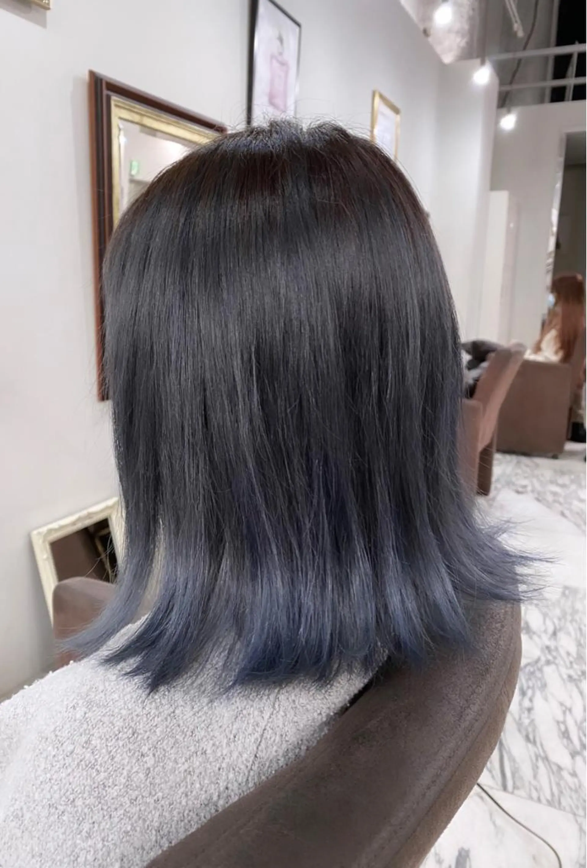 ミディアム カラー 👑圧倒的カラー👑 佐々木祐希のヘアスタイル