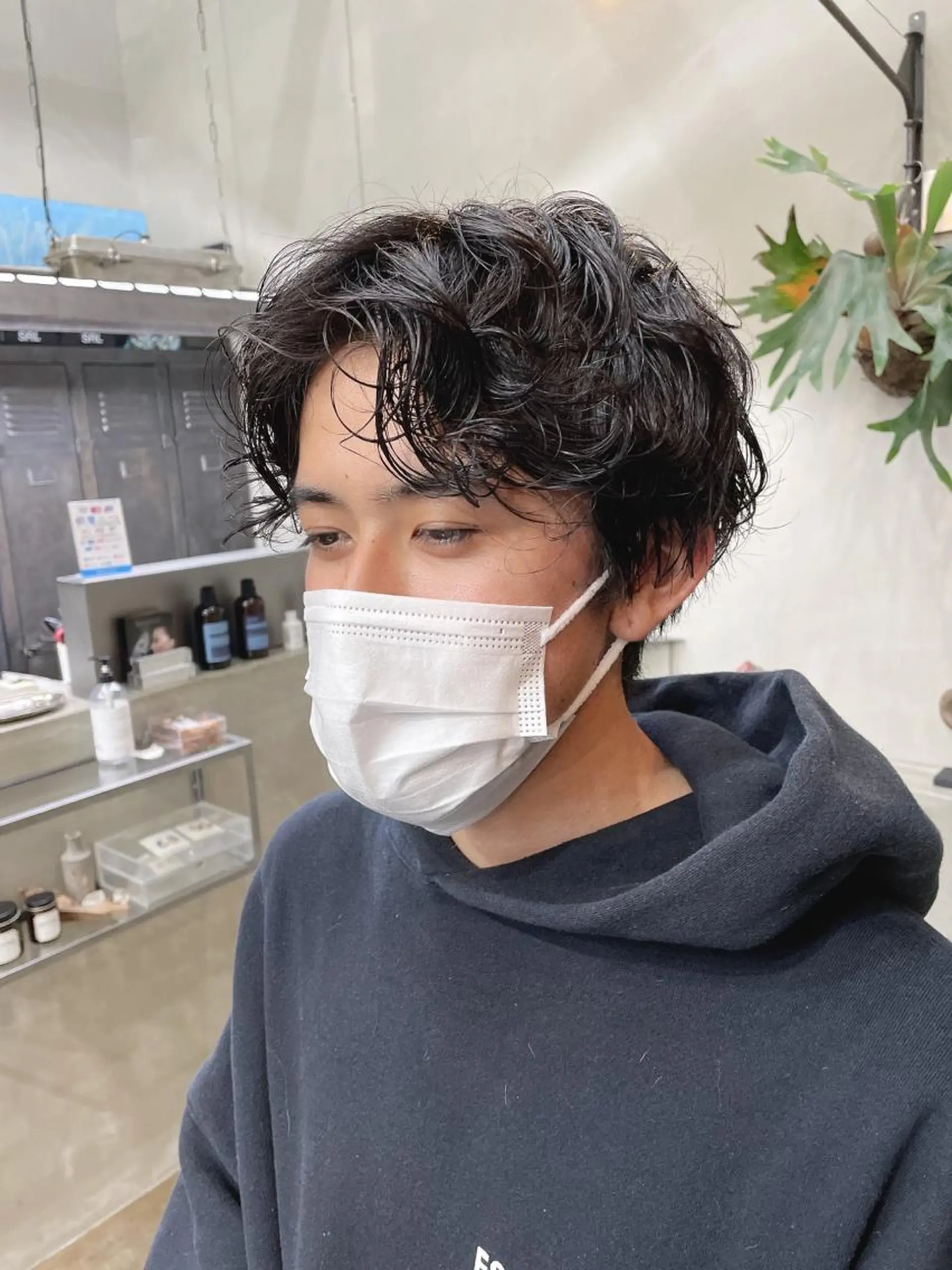 パーマ メンズ cyan sayaのヘアスタイル