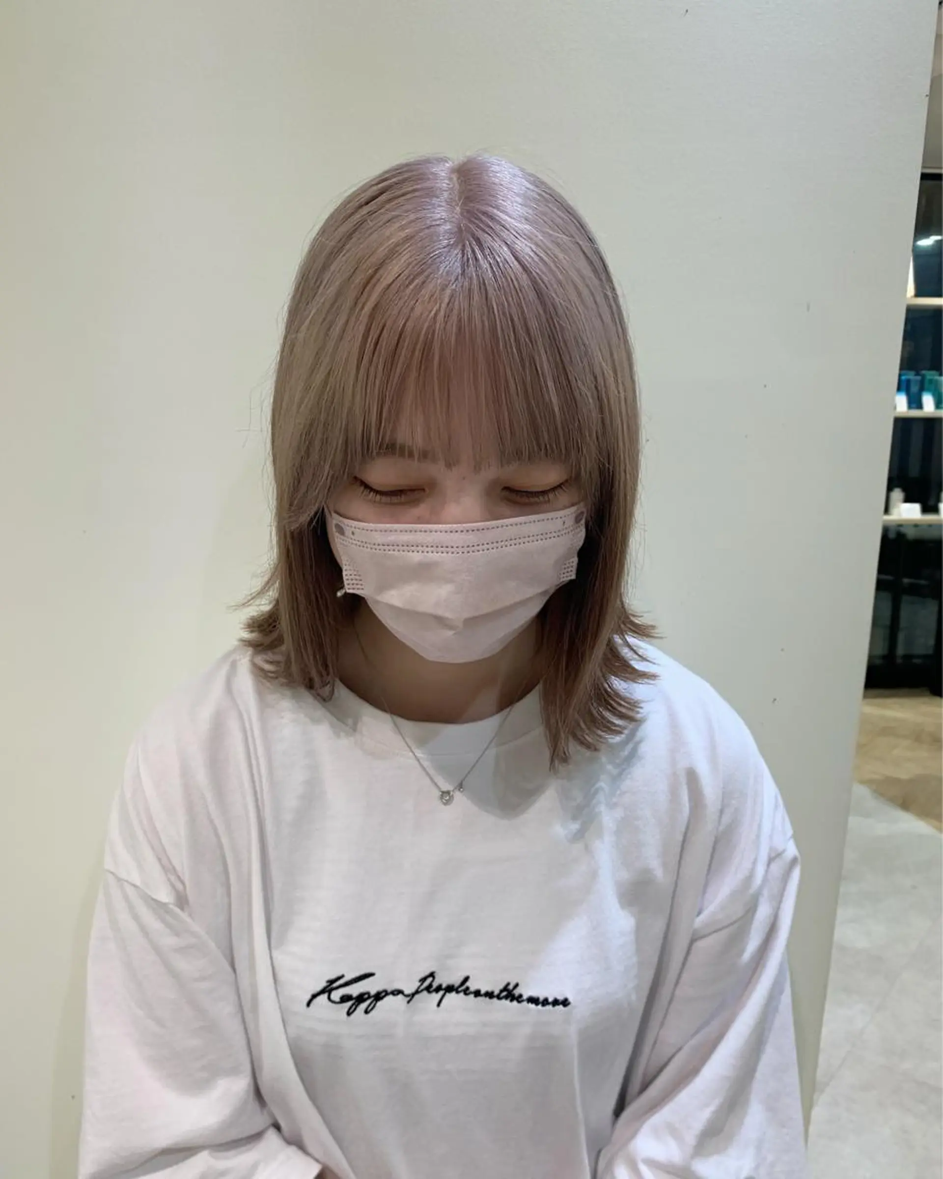 ミディアム フェザー/ニュアンス パーマ/ryutoのヘアスタイル