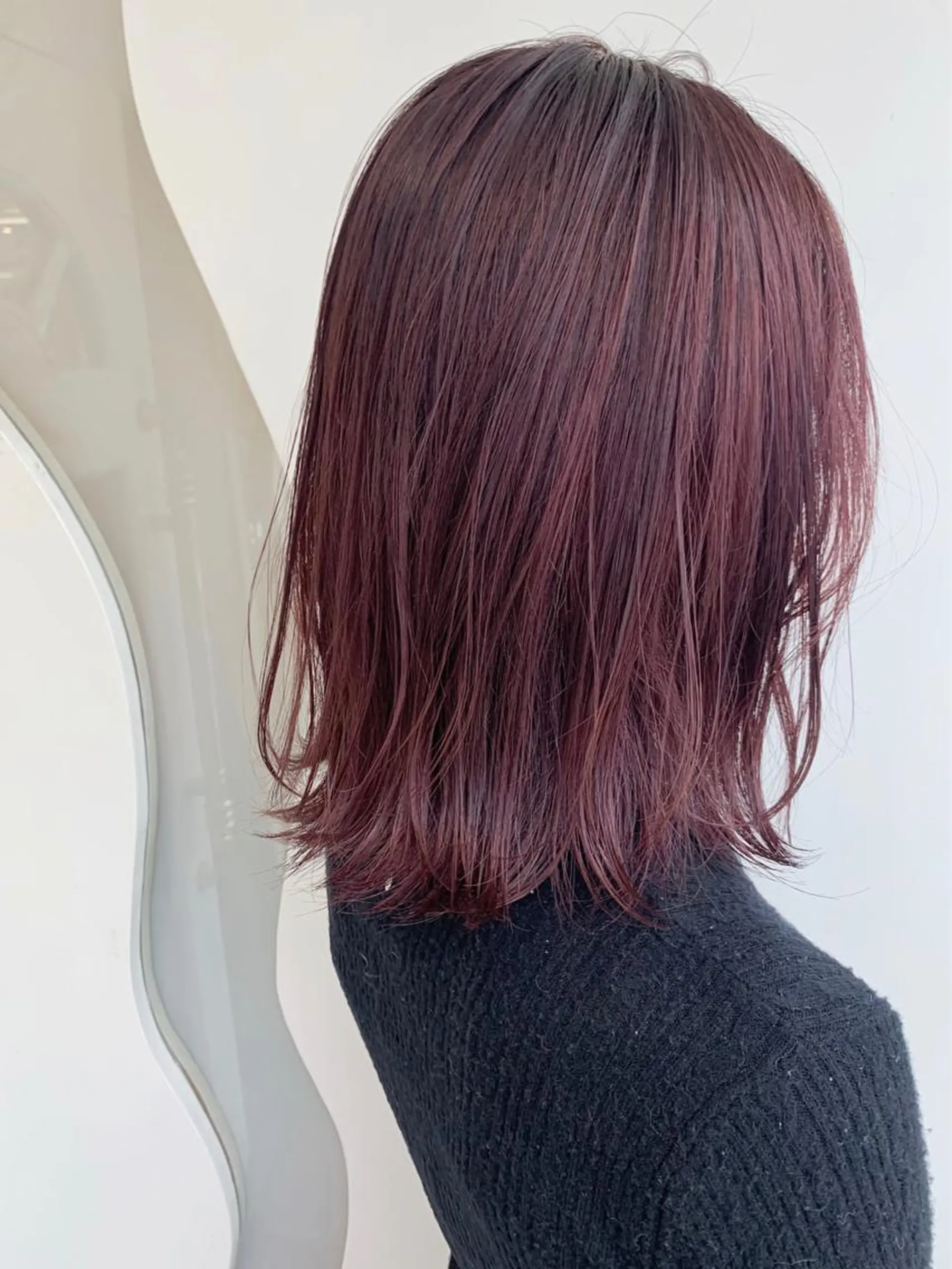 ミディアム ボブ 外ハネヘア カット ヘアカラー 【ボブ/個室サロン】 癒し空間mimuraのヘアスタイル