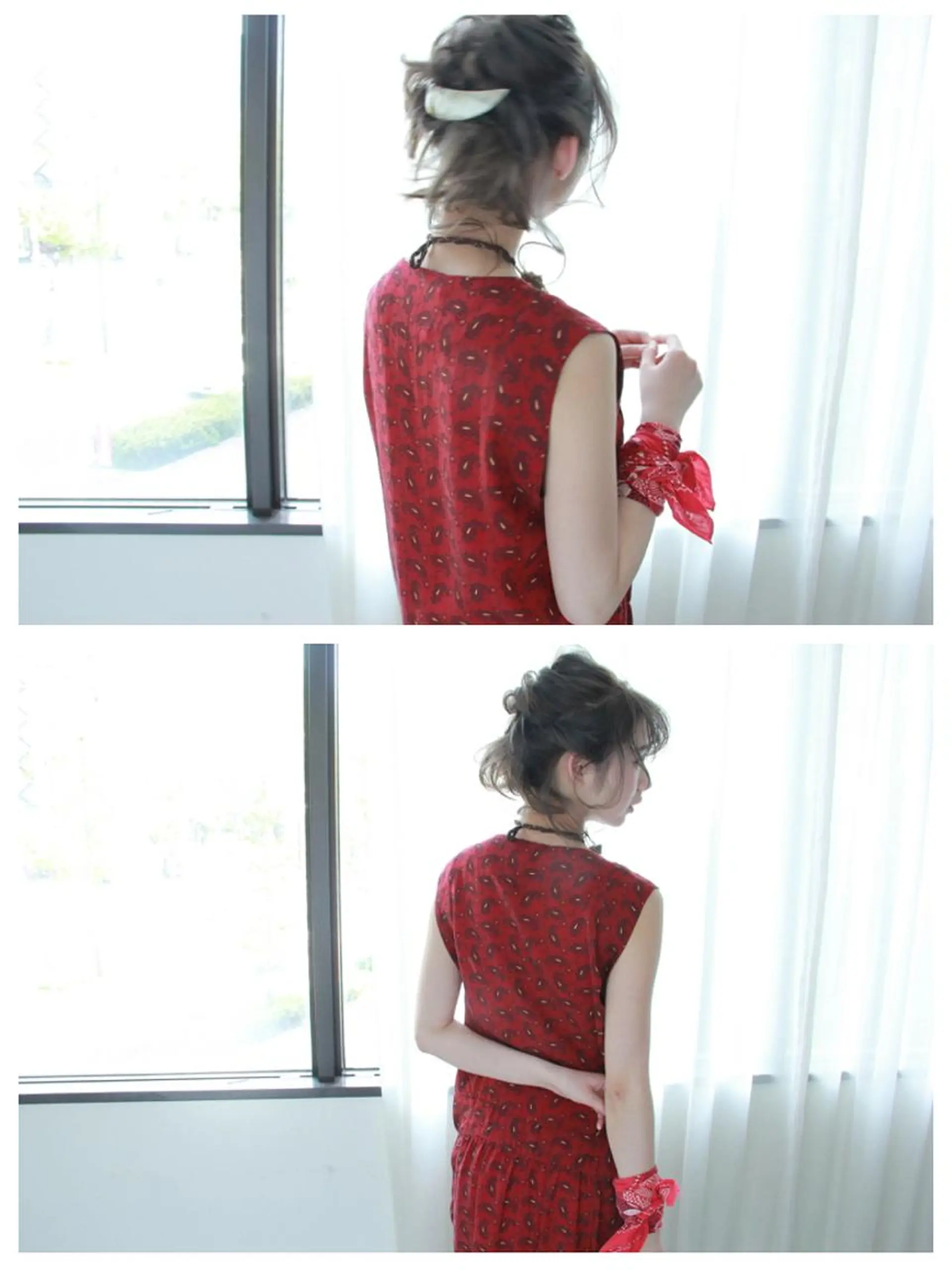 ヘアアレンジ 🩵FERIA 桃山台　足立あゆみのヘアスタイル