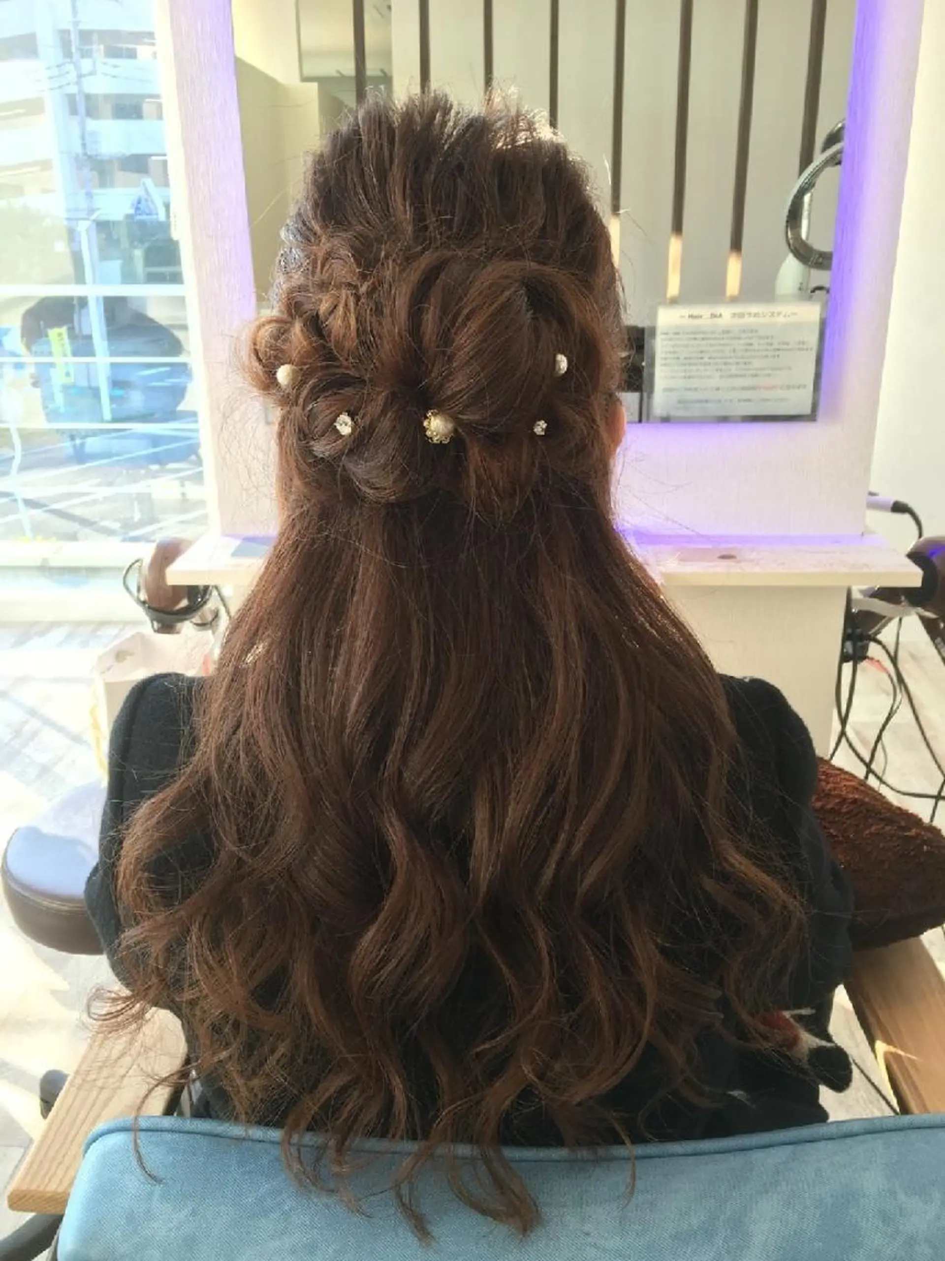 ロング ヘアアレンジ 小林 伸行のヘアスタイル