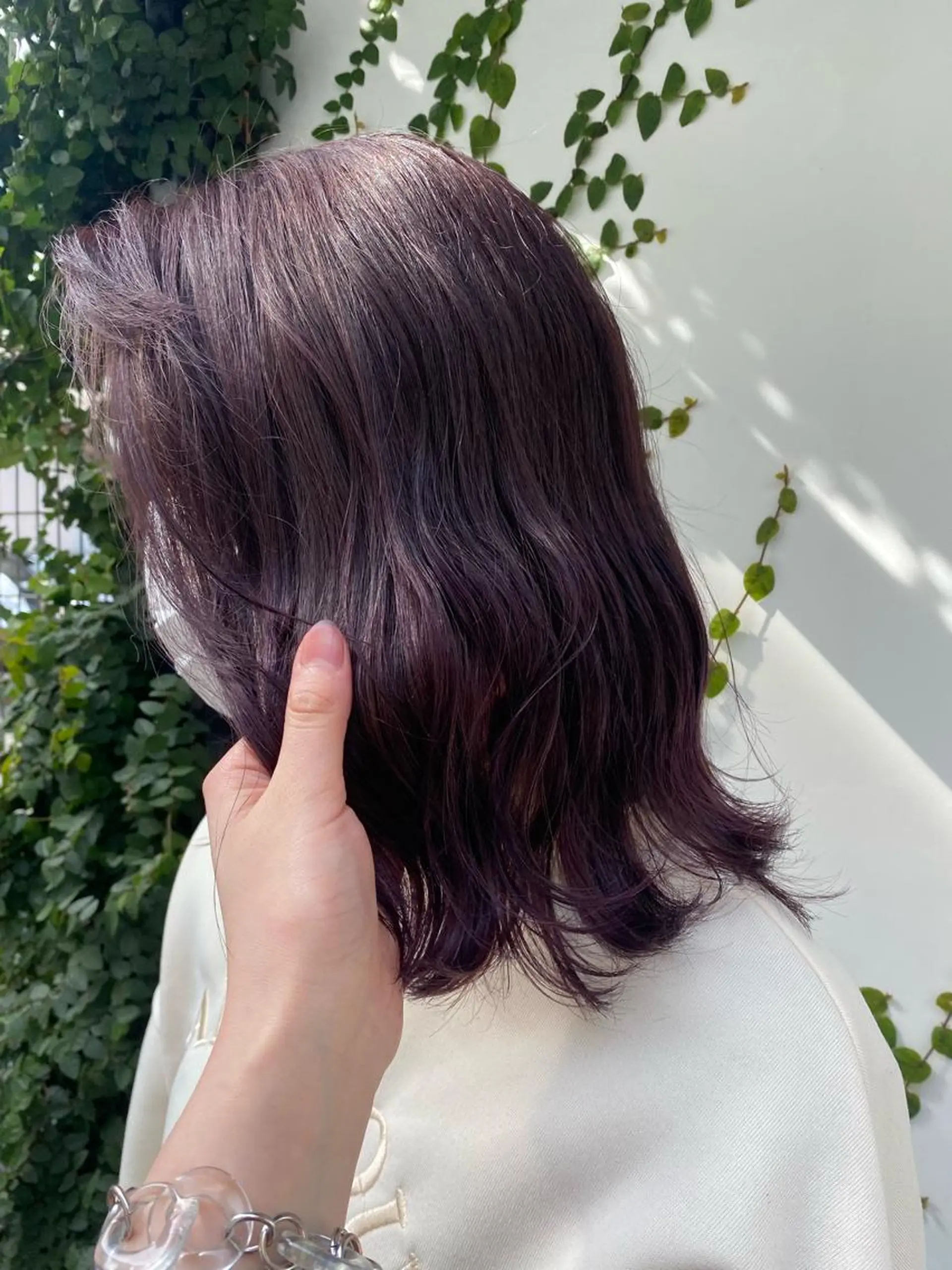 ミディアム NATSUKI😸 ‪✂︎‬南森町美容室のヘアスタイル