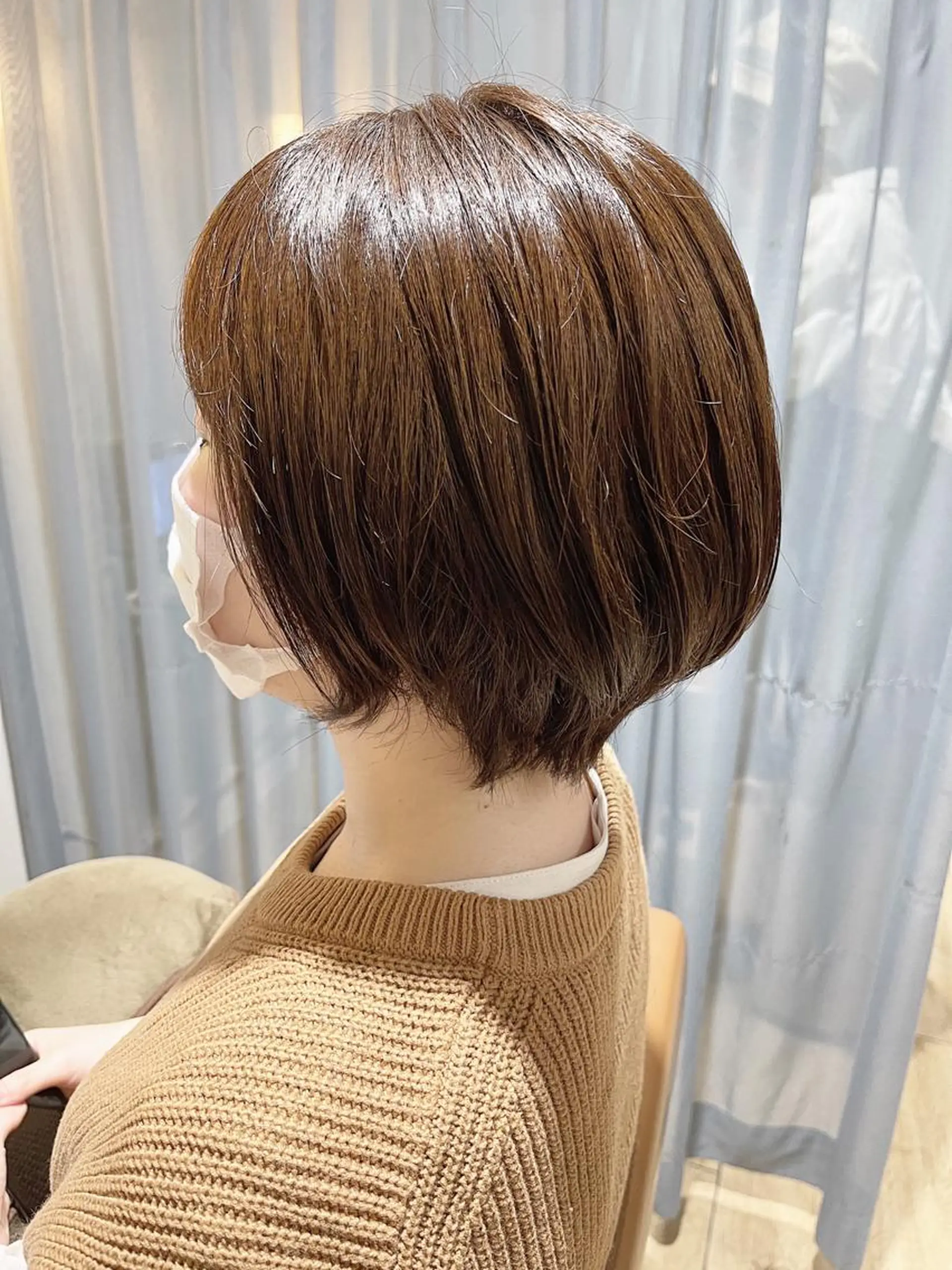 ショート ショートボブ ボブ くびれヘア ショートヘア 🫧髪質改善艶カラー _マエダ 🫧のヘアスタイル