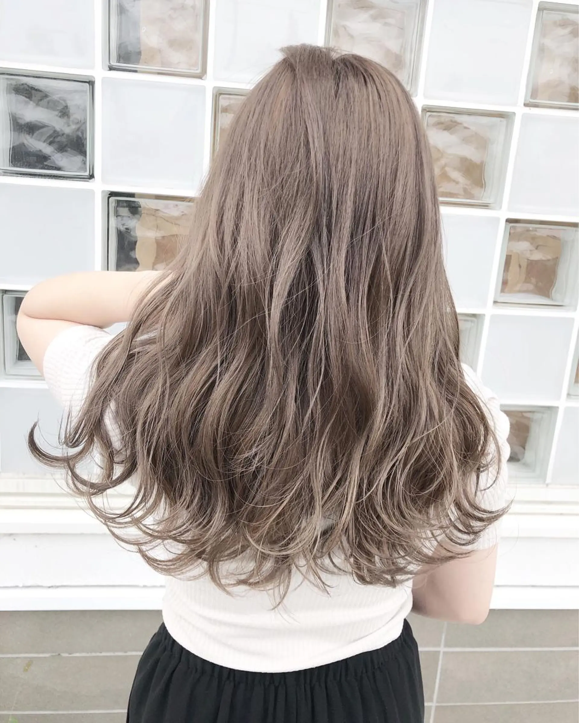 ロング カラー ヘアカラー 具志 正太のヘアスタイル
