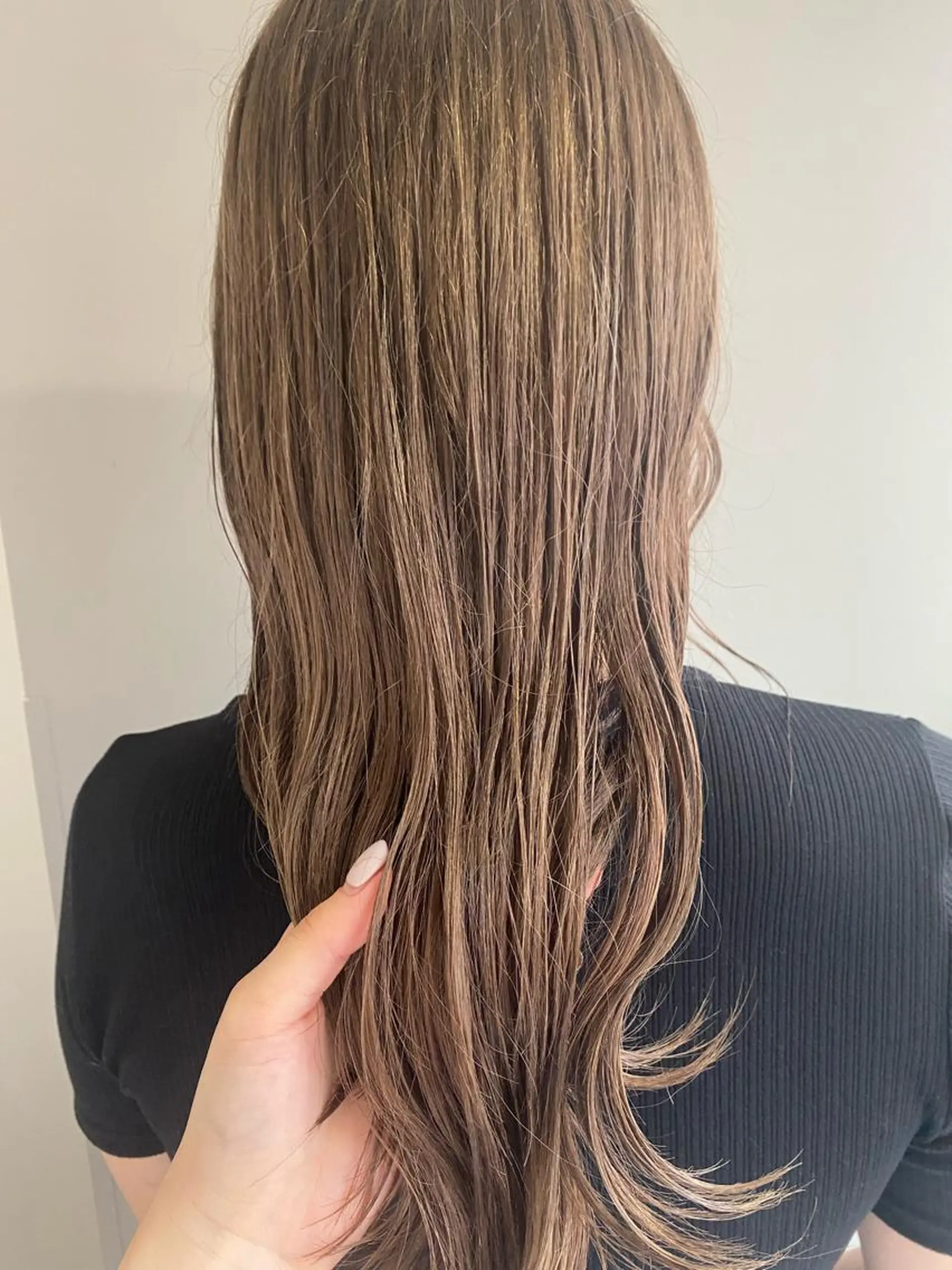 セミロング カラー ヘアアレンジ ベージュカラー ヘアカラー ボブ /ニュアンス/ satomi🧸💖のヘアスタイル