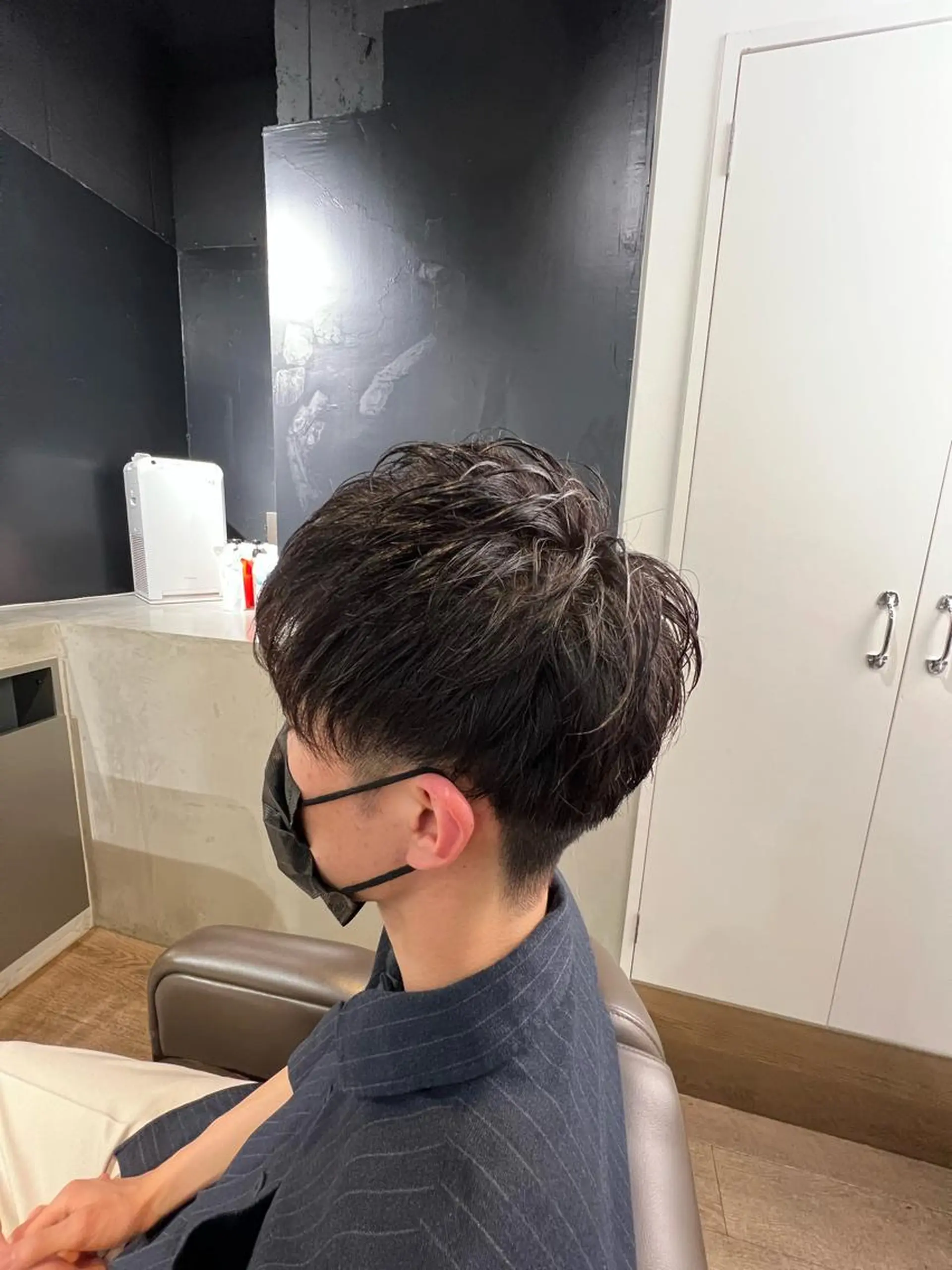 ミディアム メンズ kei/透明感カラー /縮毛矯正/メンズのヘアスタイル