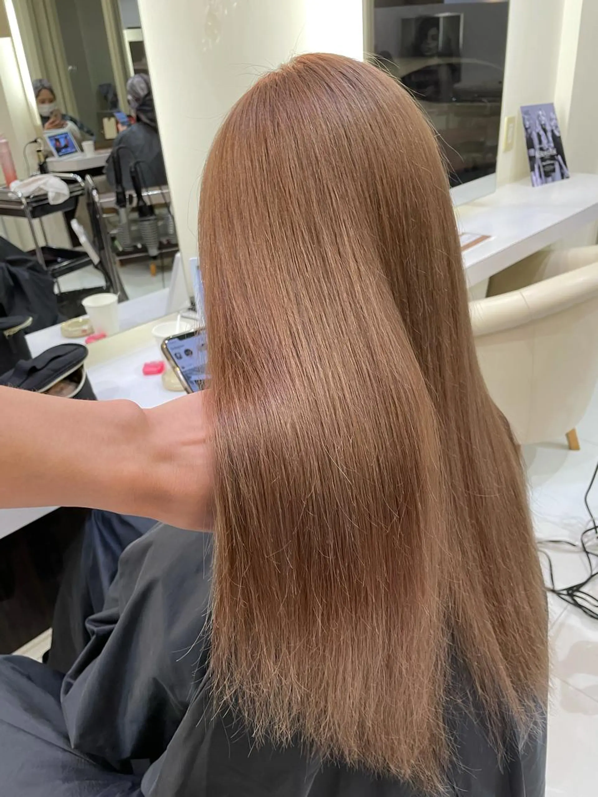 ロング カラー 小松 巧のヘアスタイル