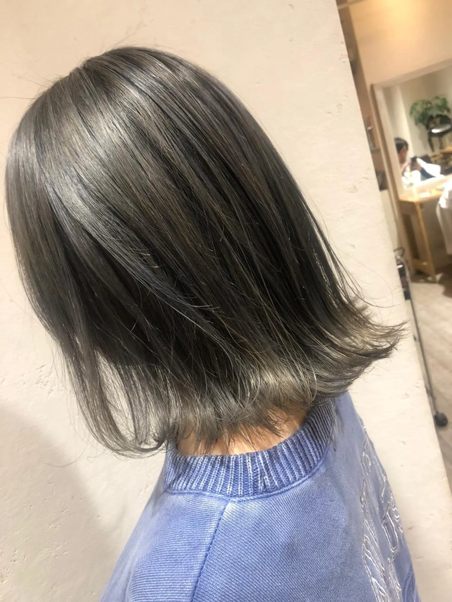 ミディアム カラー ブリーチ ダブルカラー グレージュ イルミナカラー Feria所属・カウンセリング重視 🌿‬Tsuyukiのヘアスタイル