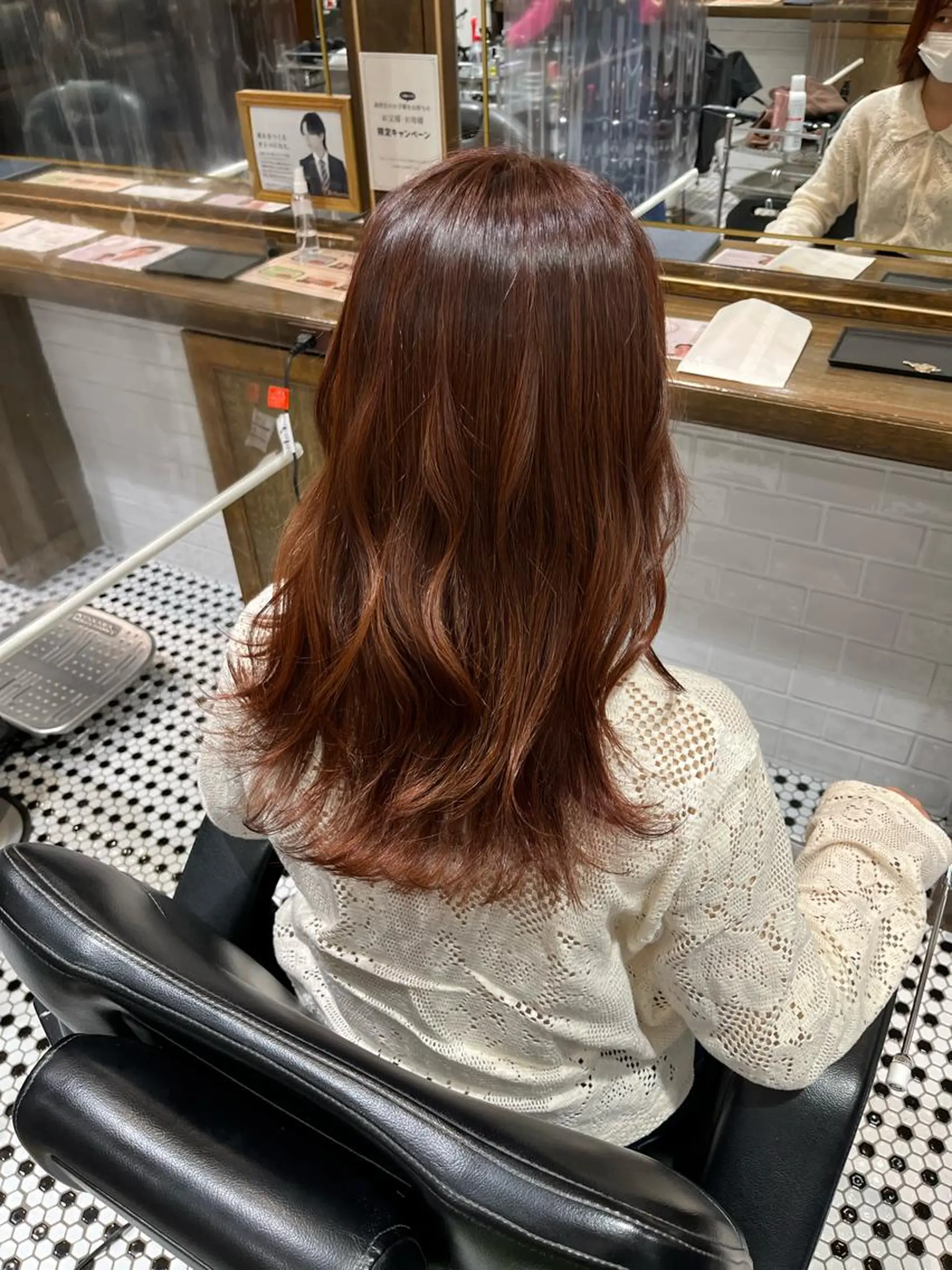 ロング オレンジブラウン ☁️彦坂唯有/ 透明感カラー☁️のヘアスタイル