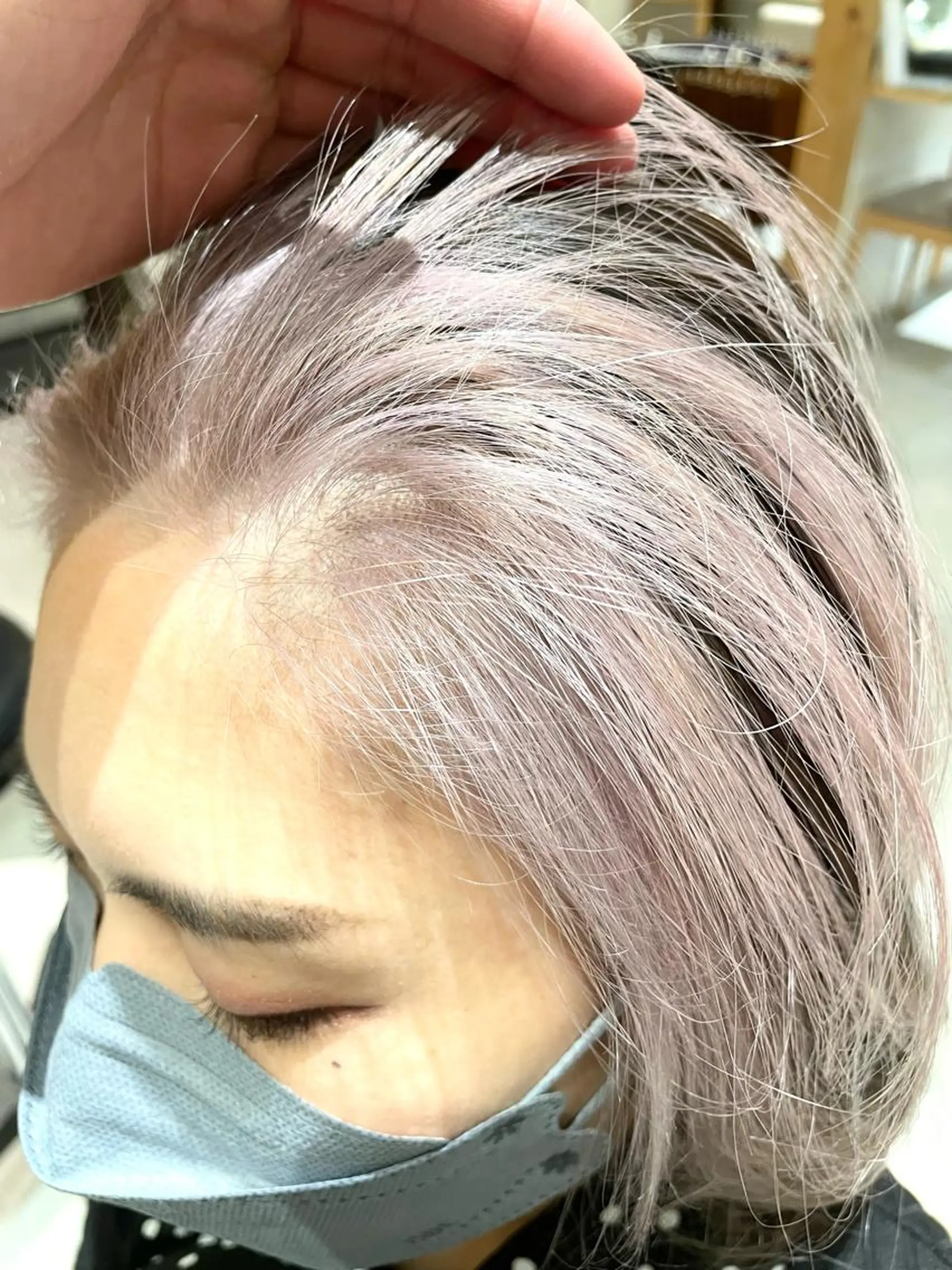 カラー ピンクカラー ホワイトピンク 中西倖 トップスタイリストのヘアスタイル