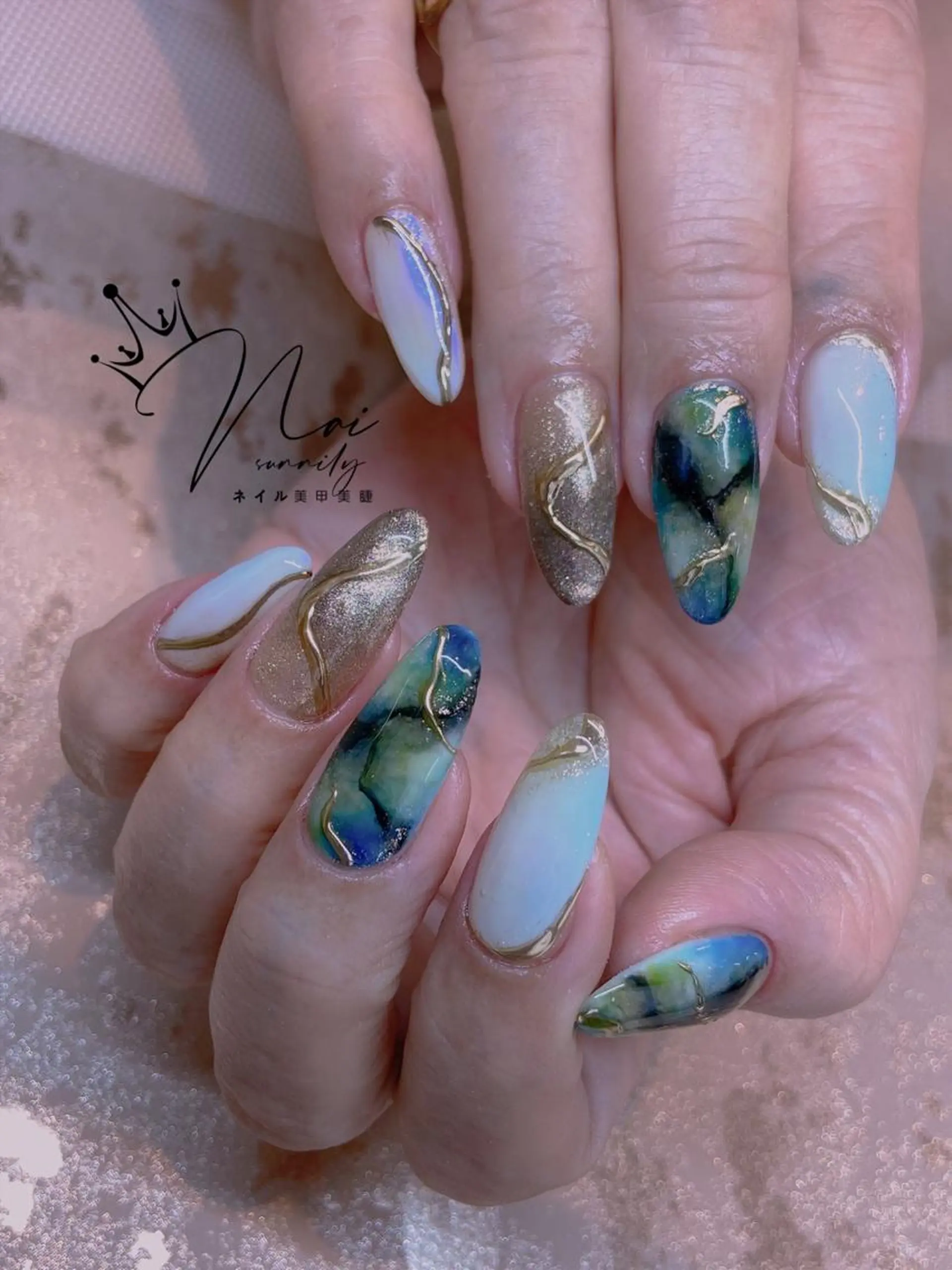 ネイル 長さだし専門店 M2　rikaのネイルデザイン