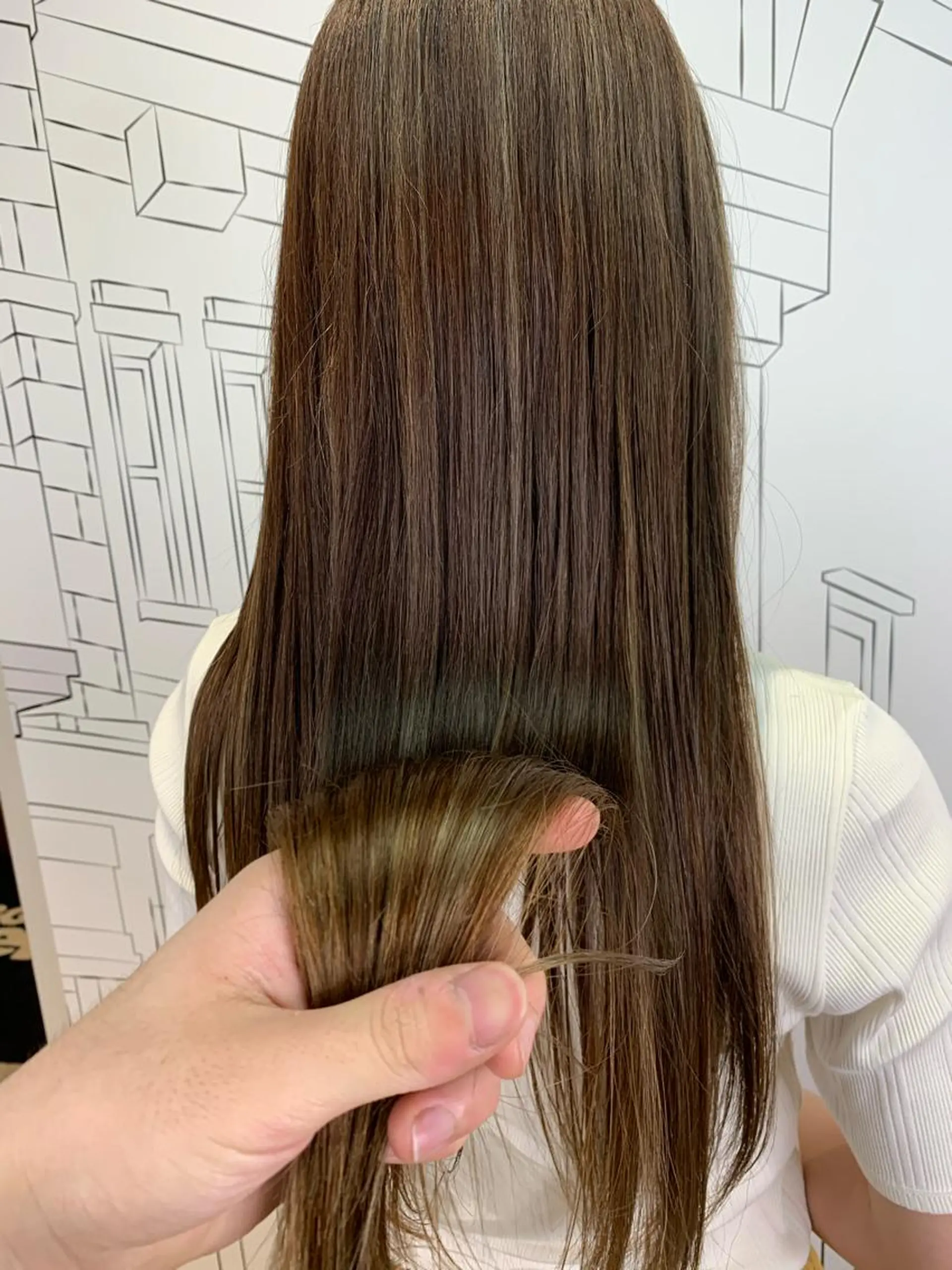 ロング 坪井 彰吾のヘアスタイル